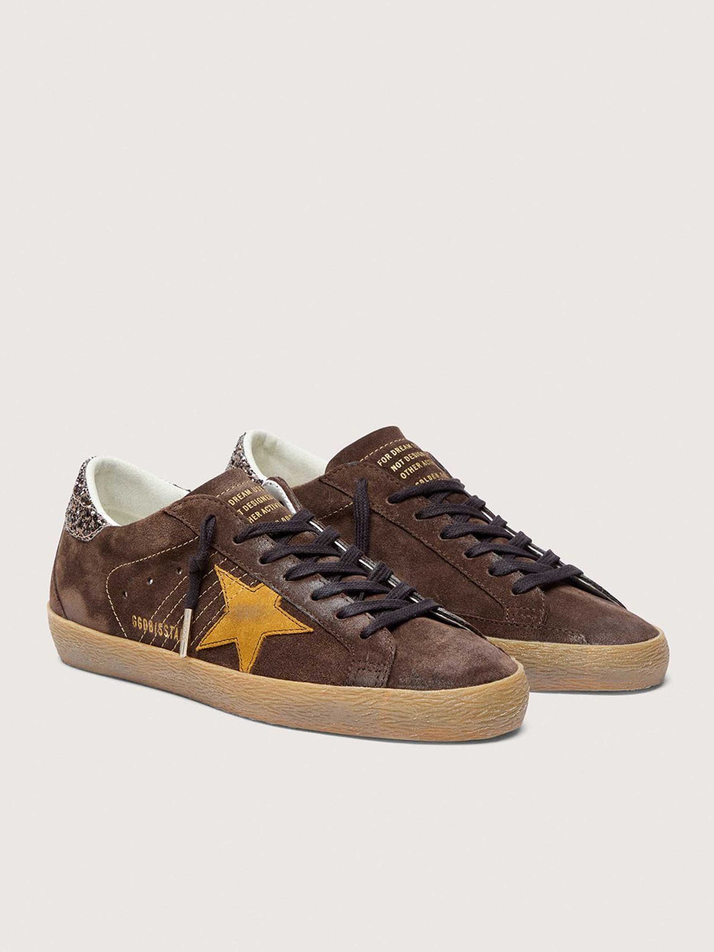 GOLDEN GOOSE - Sneakers Super-Star aus Veloursleder für Damen