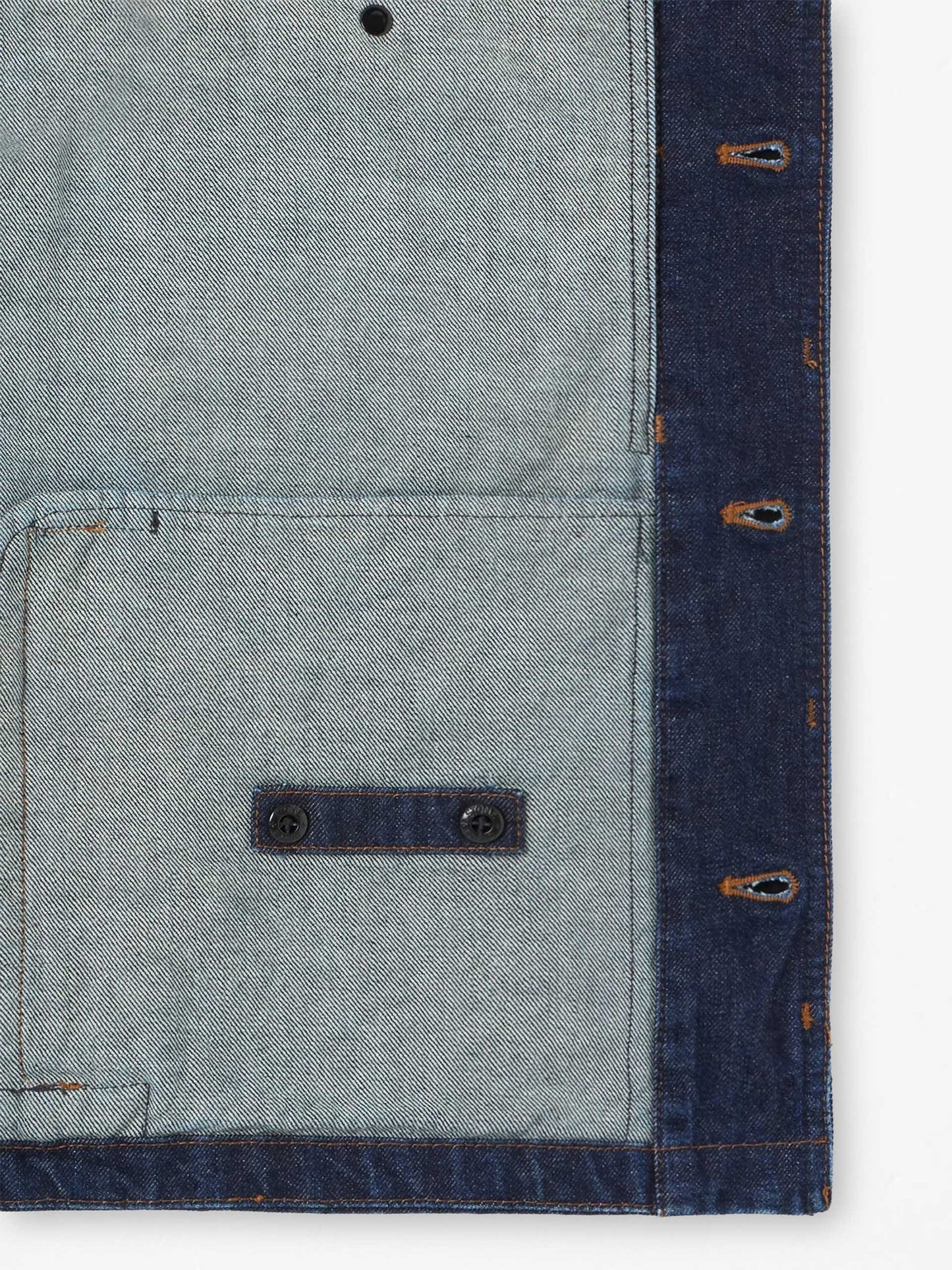 STONE ISLAND - Hemdjacke aus Rinse-Denim für Herren Dunkelblau - Blue Rinse