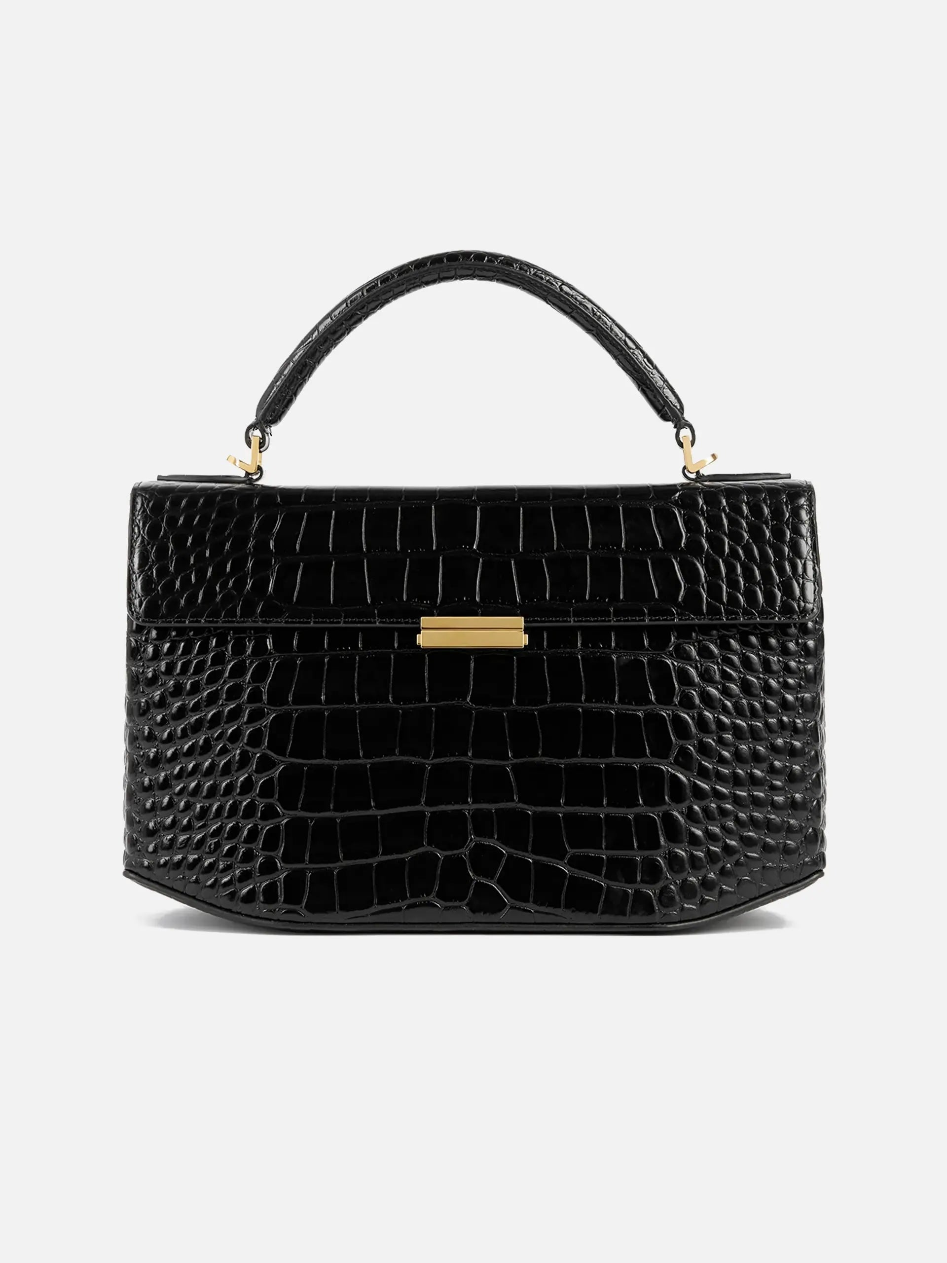 TOTEME - Clip leather top handle bag – NEW TAKE FIVE