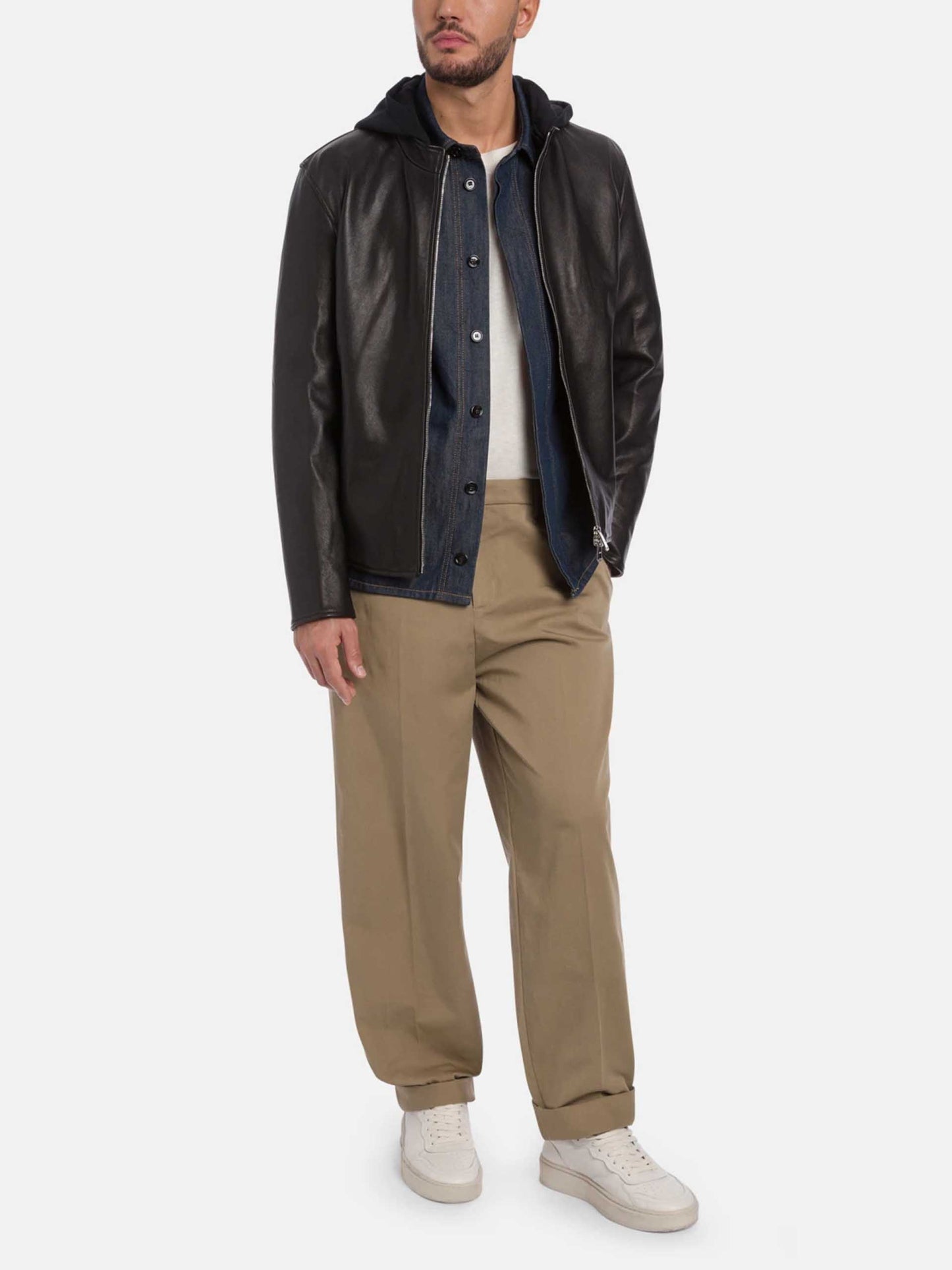 DONDUP - Overshirt aus Rigid-Denim für Herren Dunkelblau - Dark rinse blue