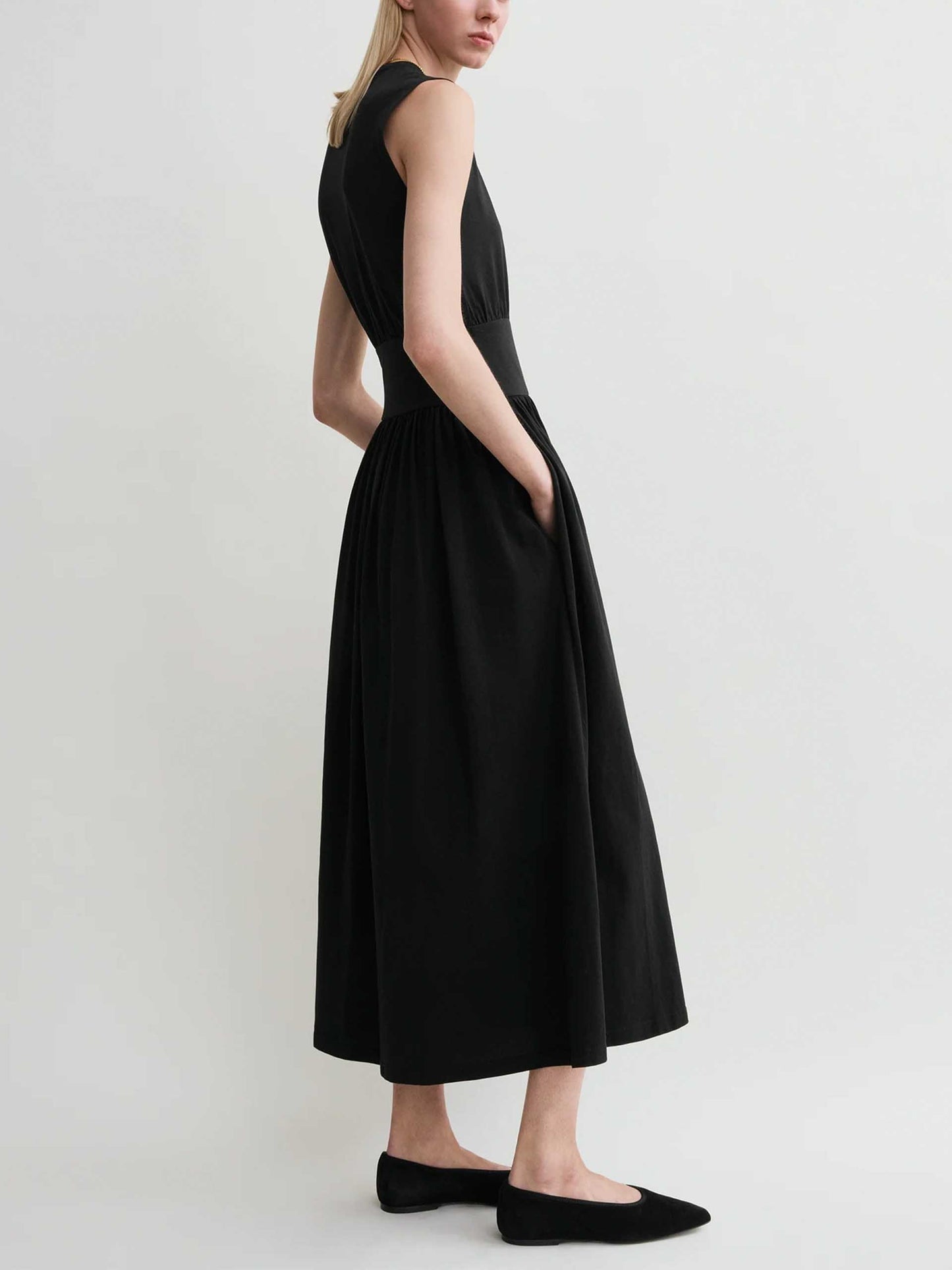 TOTEME - Ärmelloses Kleid aus Baumwolle für Damen