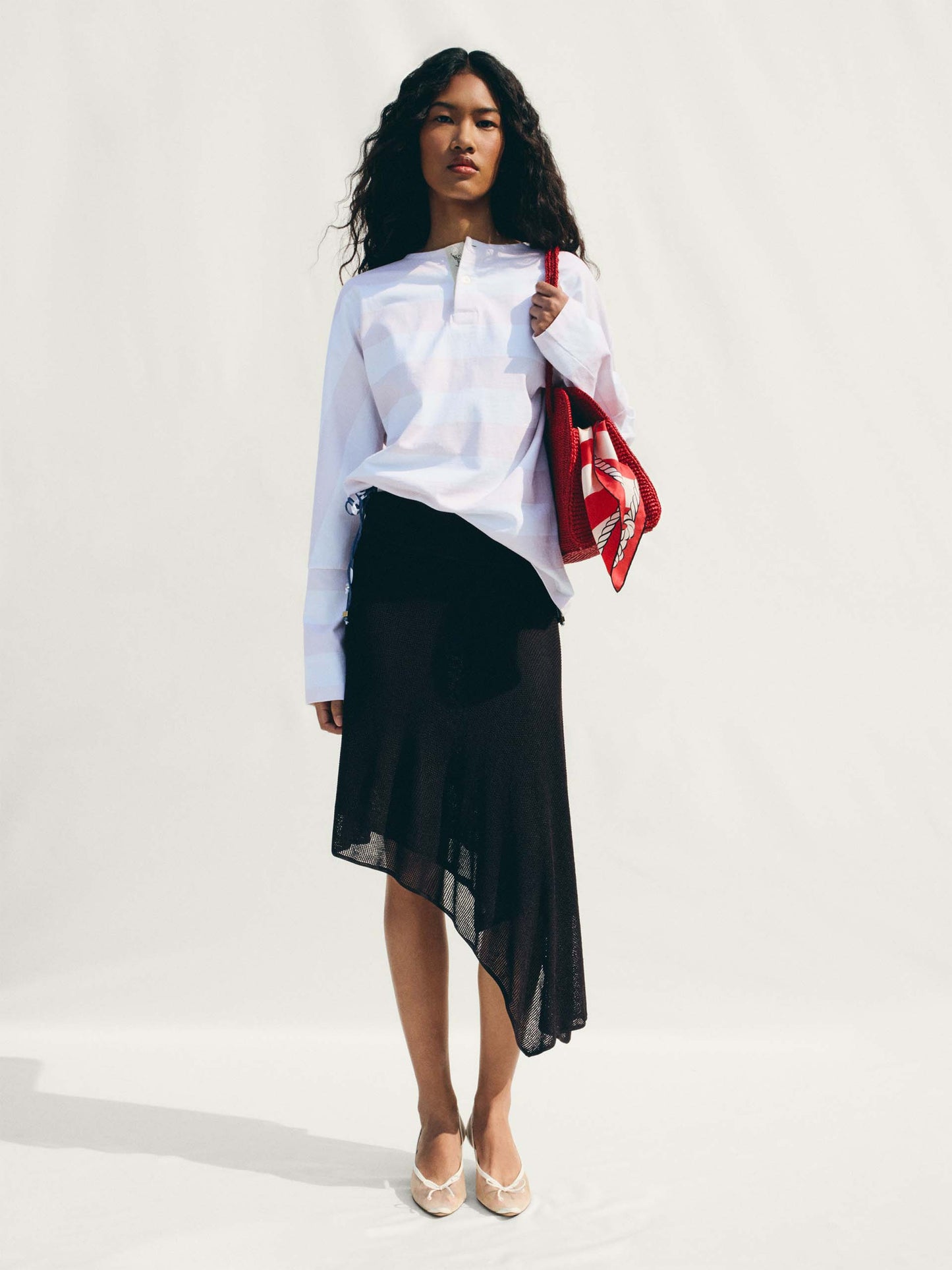 JACQUEMUS - Asymmetrischer Rock Voile für Damen