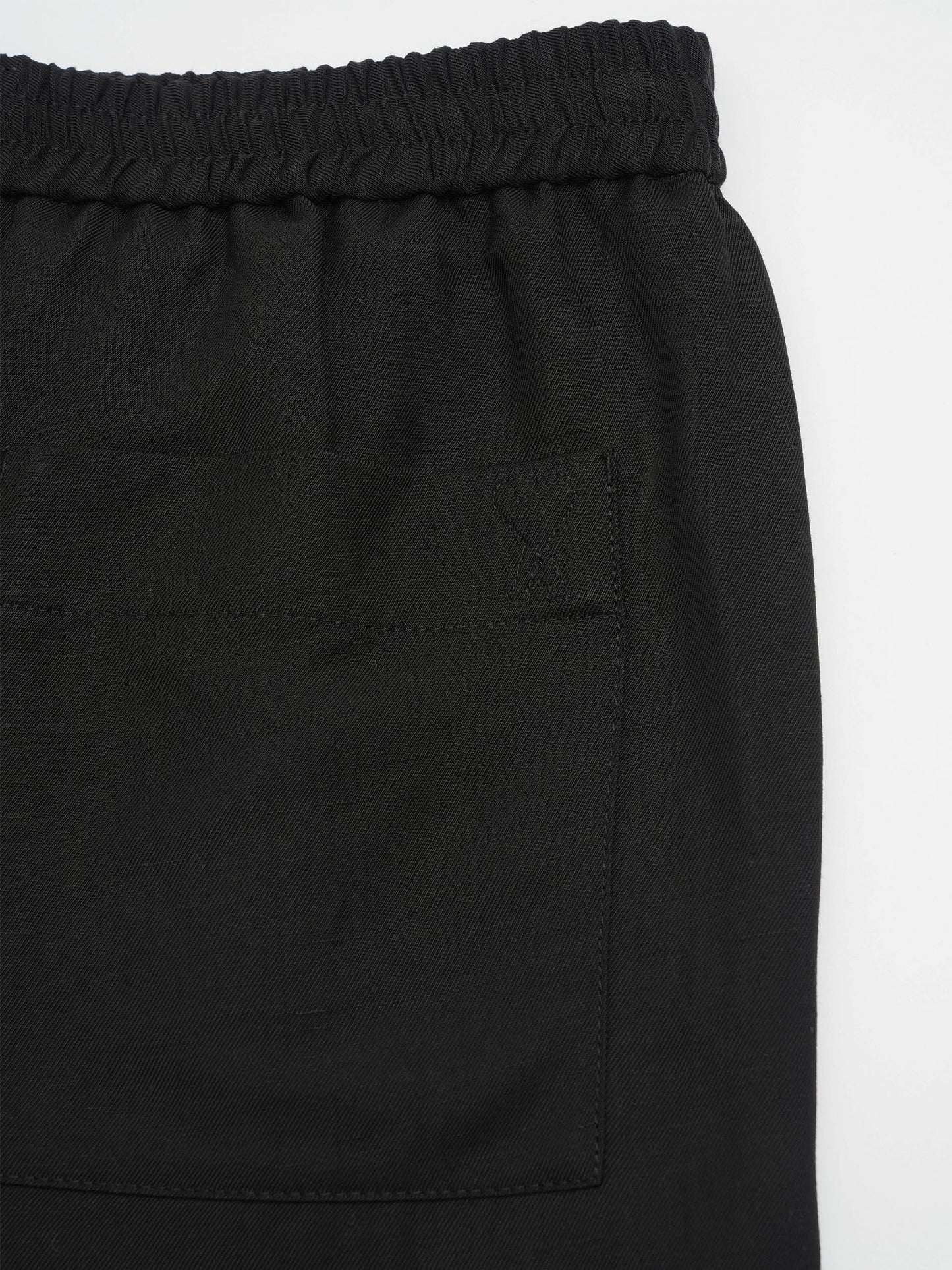 AMI PARIS - Shorts aus Leinen-Mix für Herren Schwarz - Black