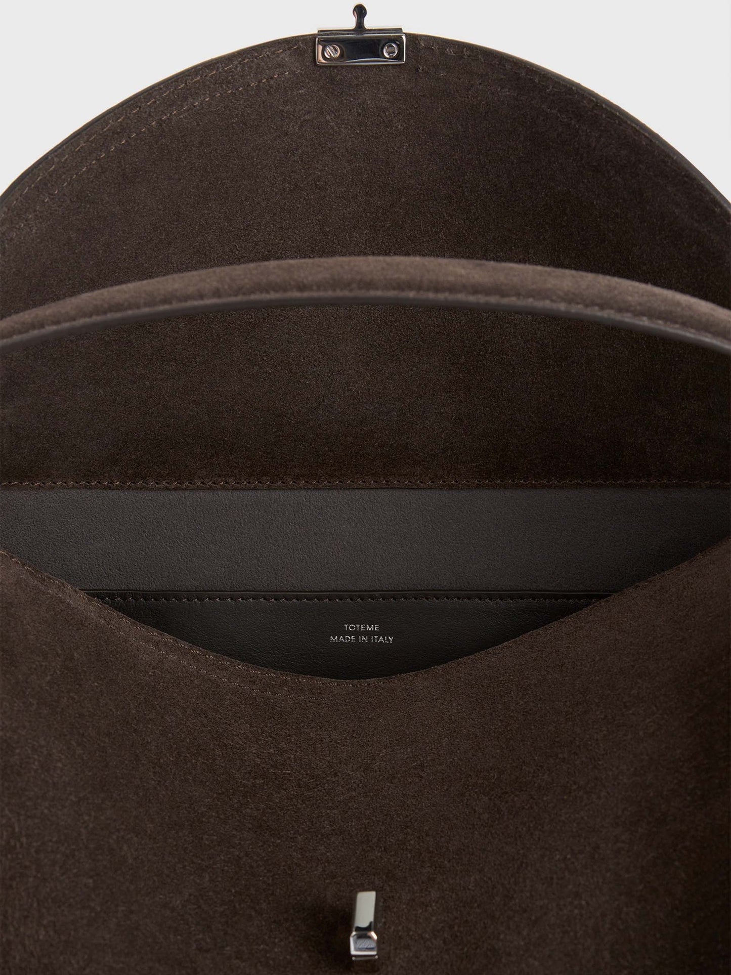 TOTEME - Tote Bag T-Lock aus Veloursleder