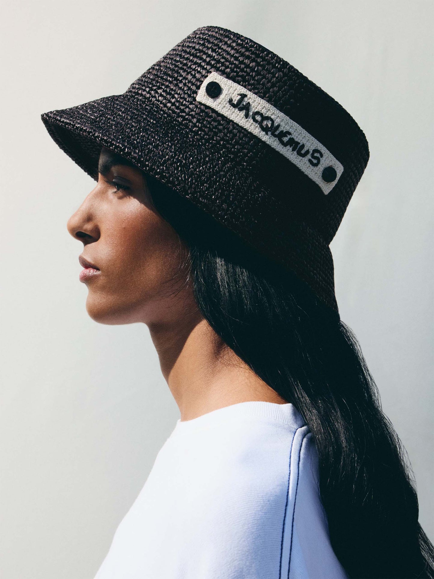 JACQUEMUS - Bucket Hat Plage aus Raffia
