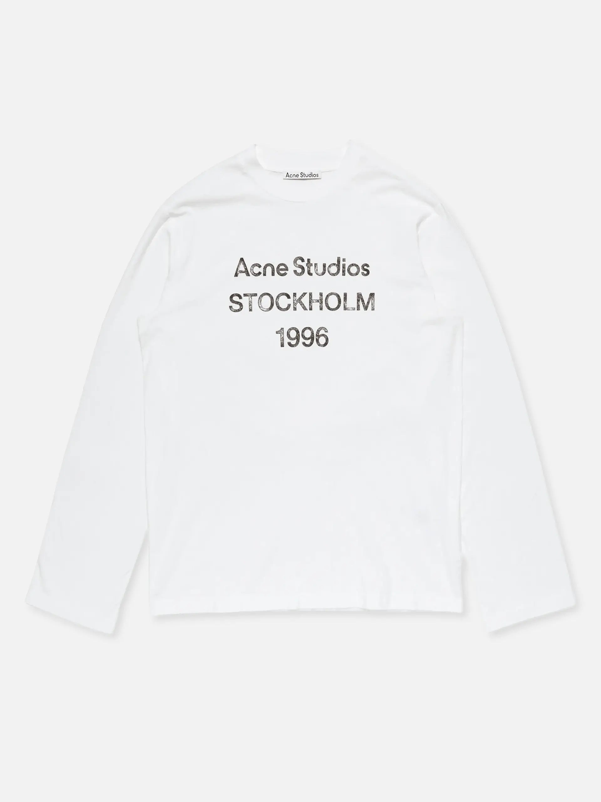 Acne Studios - Long-sleeved T-shirt with 1996 logo – NEW TAKE FIVE