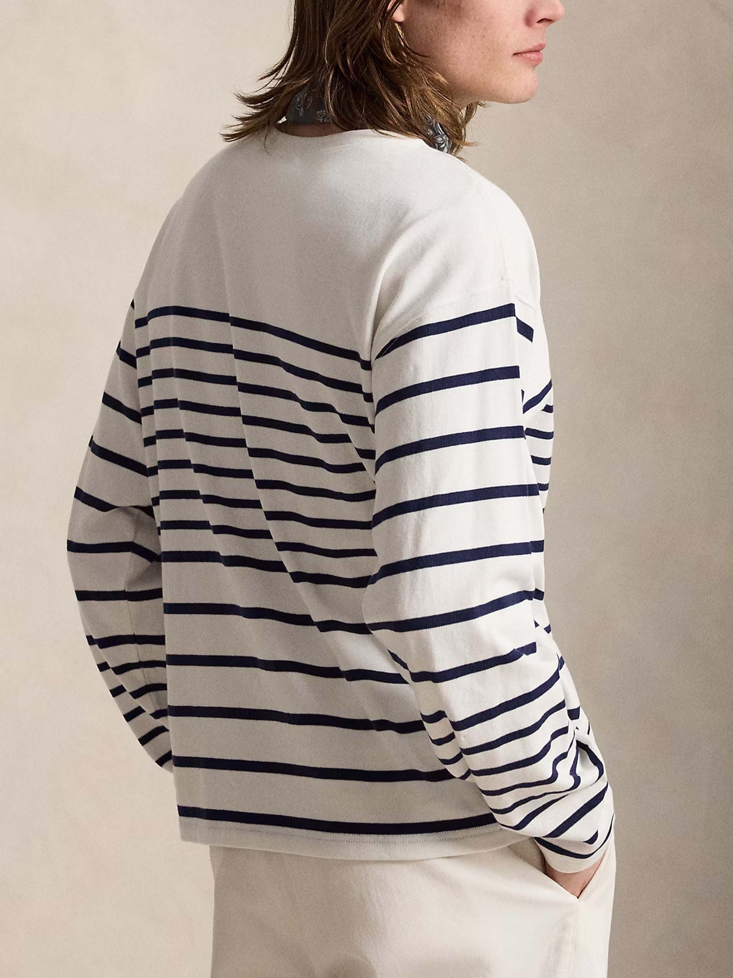 POLO RALPH LAUREN - Gestreiftes Longsleeve-Sweatshirt für Herren