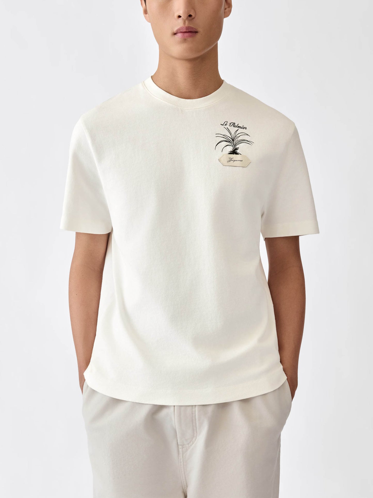 JACQUEMUS - T-Shirt Palmier aus Baumwolle für Herren