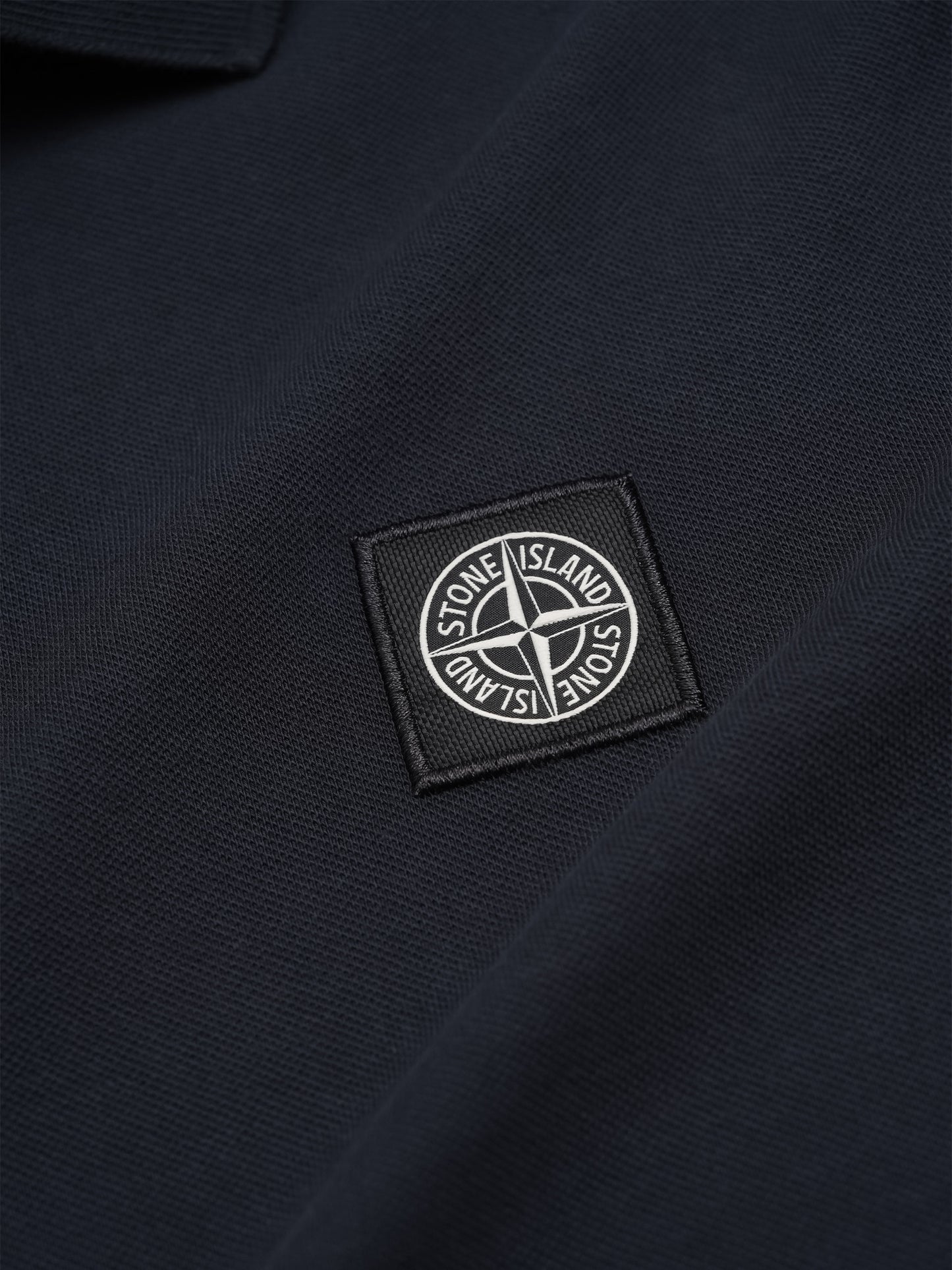 Stone Island – Poloshirt mit Kompass-Patch für Herren Navyblau - Navy blue