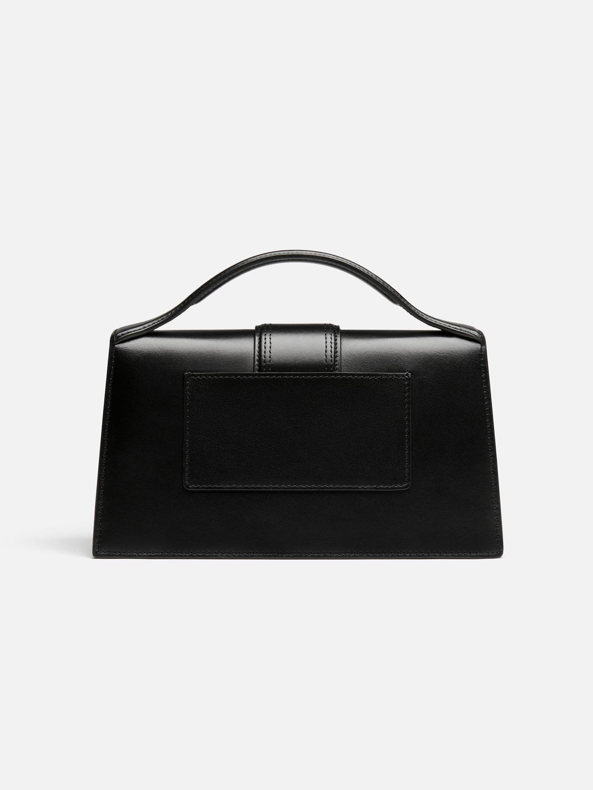Jacquemus Handtasche Grand Bambino aus Leder Schwarz