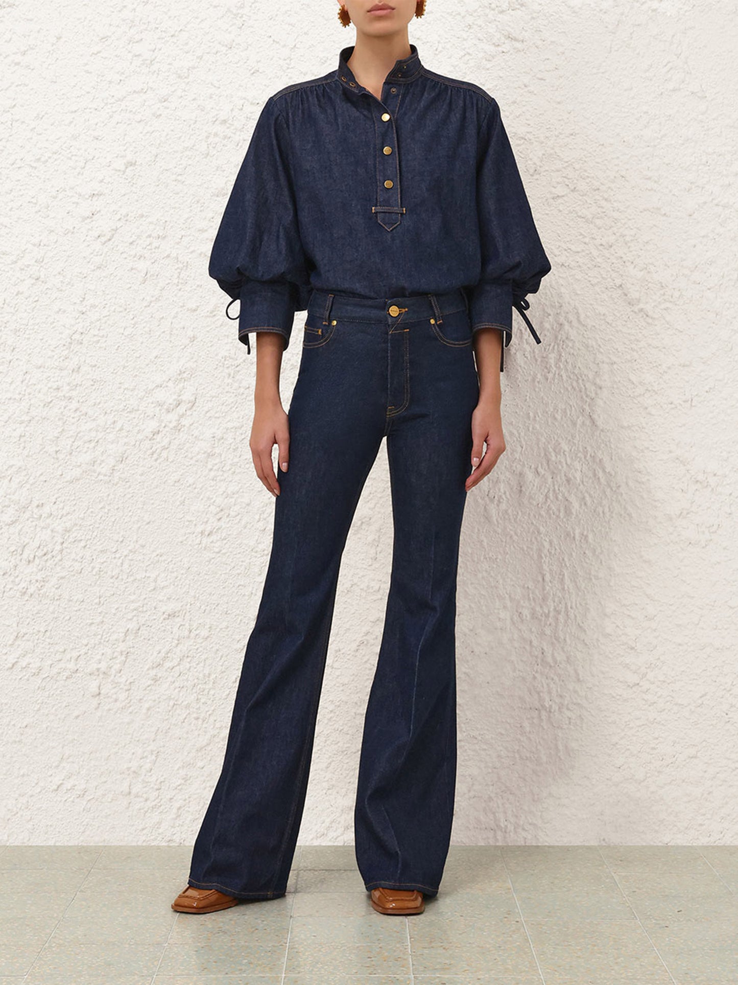ZIMMERMANN - Top Billow aus Denim für Damen