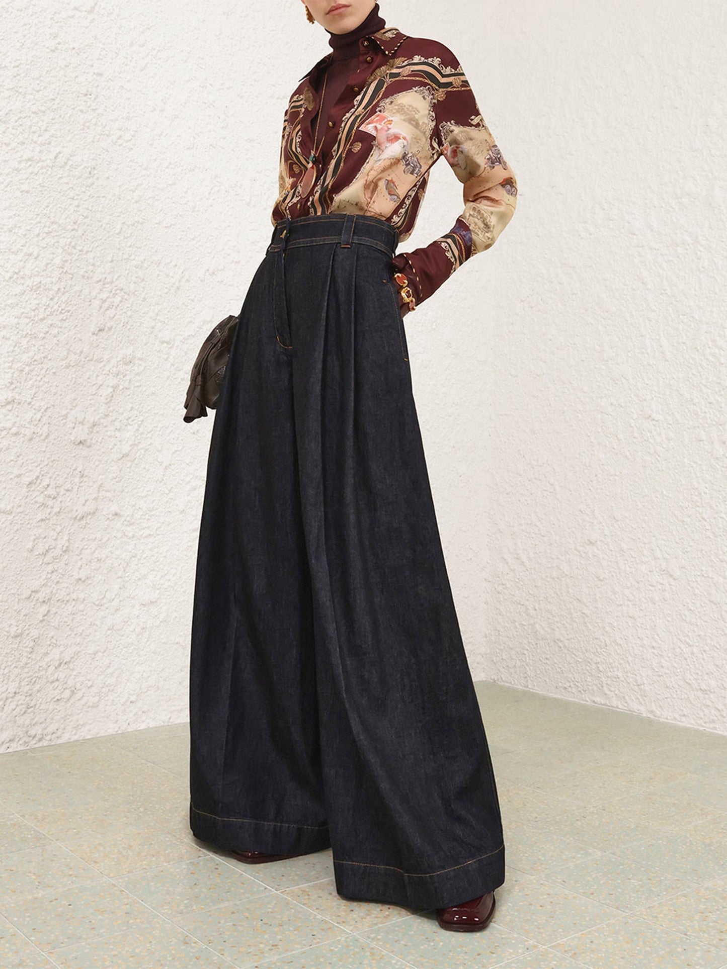 ZIMMERMANN - Bedruckte Seidenbluse Valiant für Damen