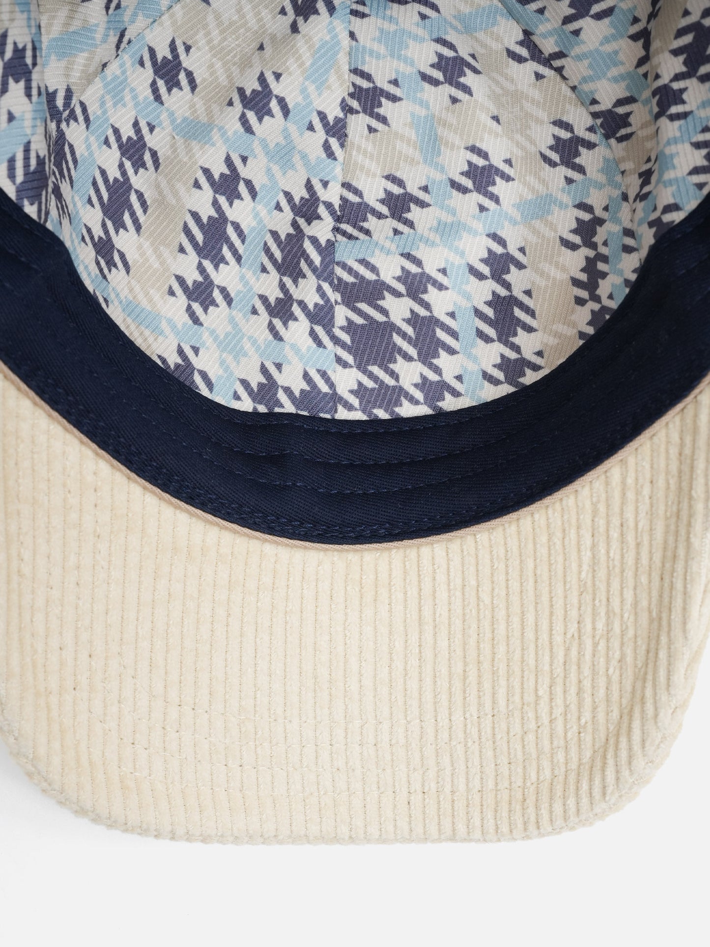 Jacob cohen Baseballkappe aus Baumwollcord mit Logo Off-White