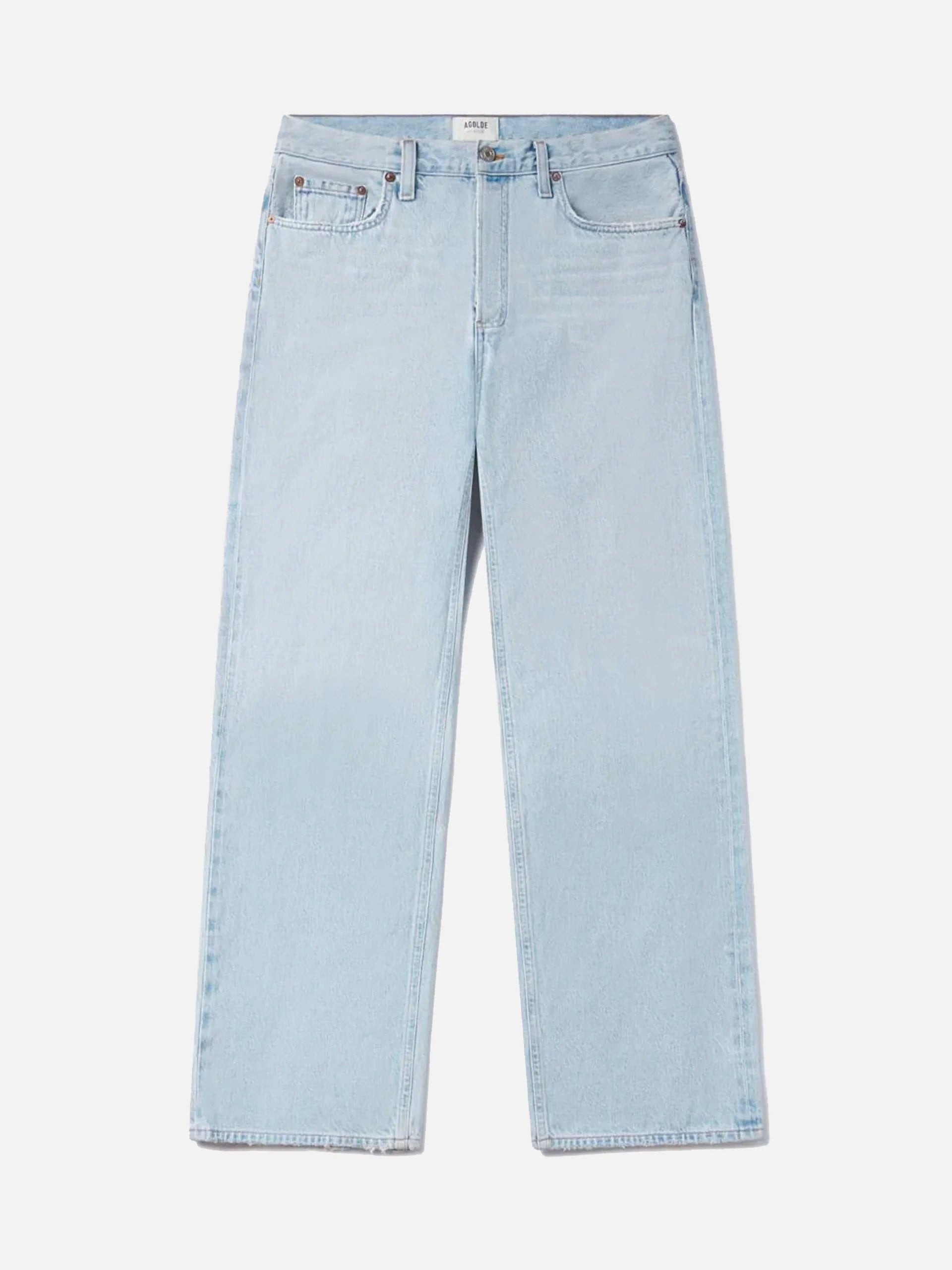 AGOLDE - Weite Jeans Low Slung Baggy für Damen in Hellblau - Light blue