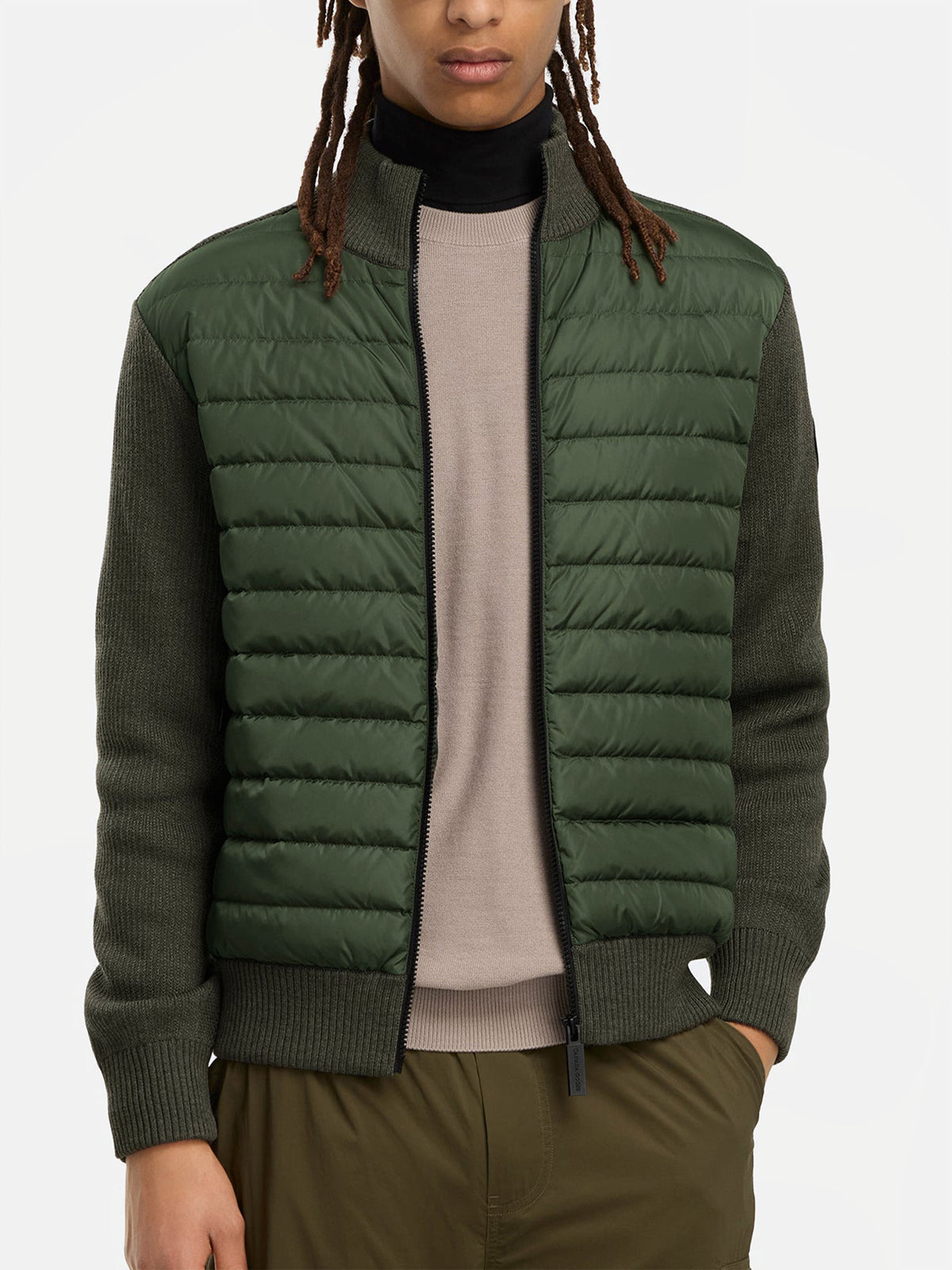 Canada goose Strickjacke HyBridge Black Disc für Herren Moosgrün