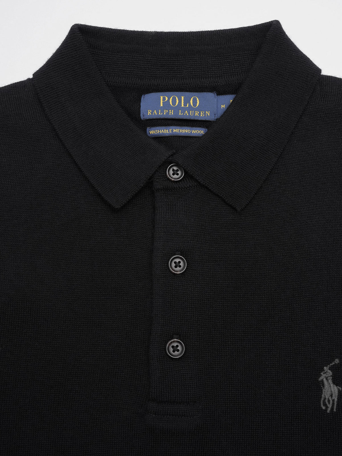 Polo ralph lauren Polo-Pullover aus Wolle für Herren Schwarz