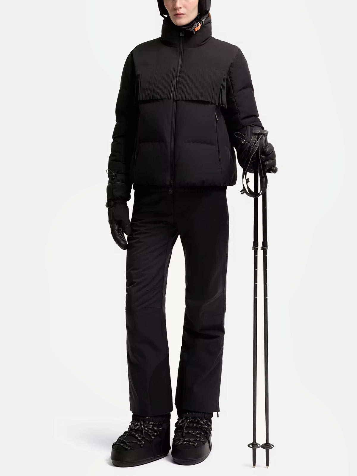 Moncler grenoble Daunen-Skijacke Bessin für Damen Schwarz