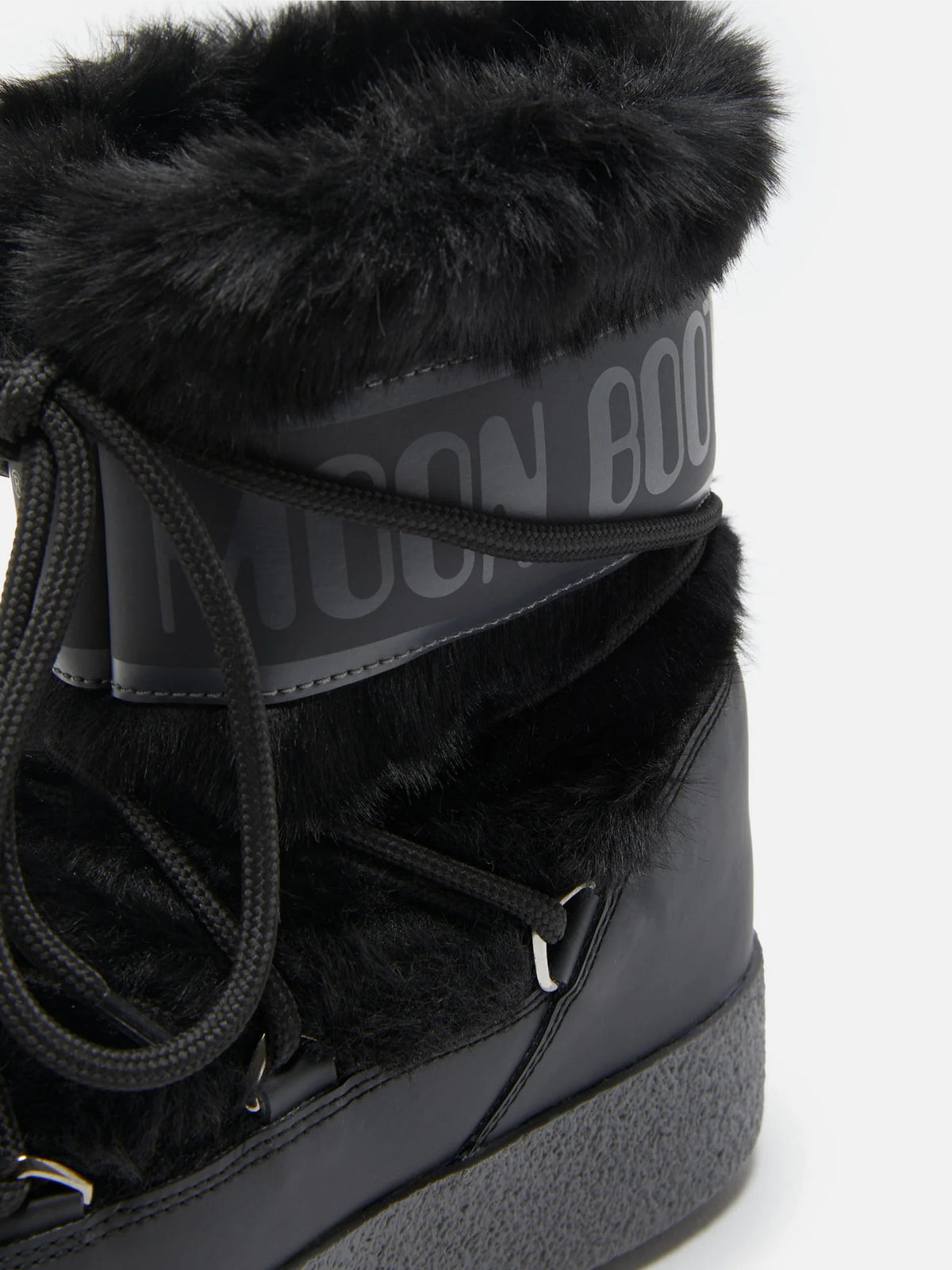 Moon boot Stiefel LTrack Low Faux-Fur für Damen Schwarz