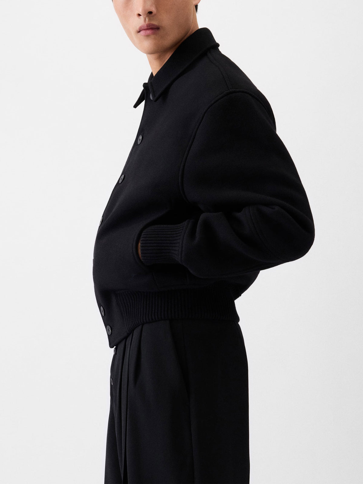 Jacquemus Woll-Bomberjacke Feltro für Herren Schwarz