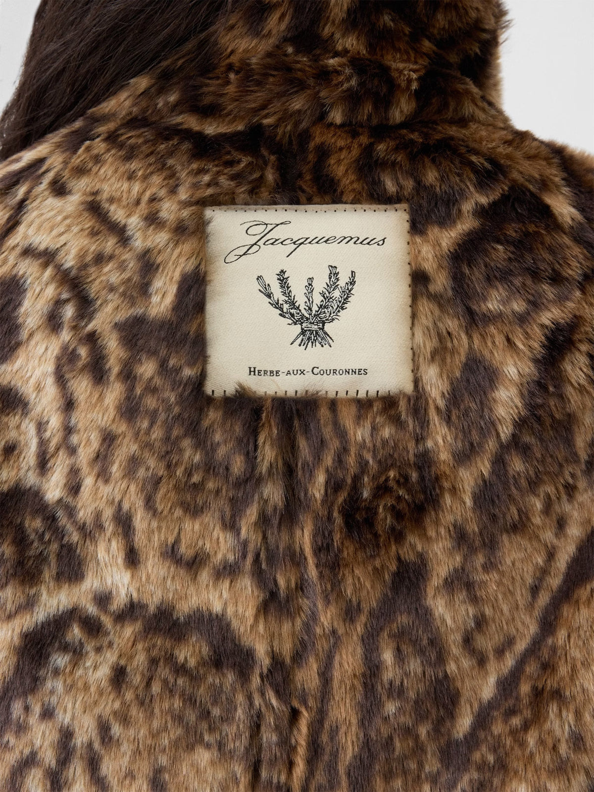 Jacquemus Jacke Fernando aus Kunstfell für Damen Leopard