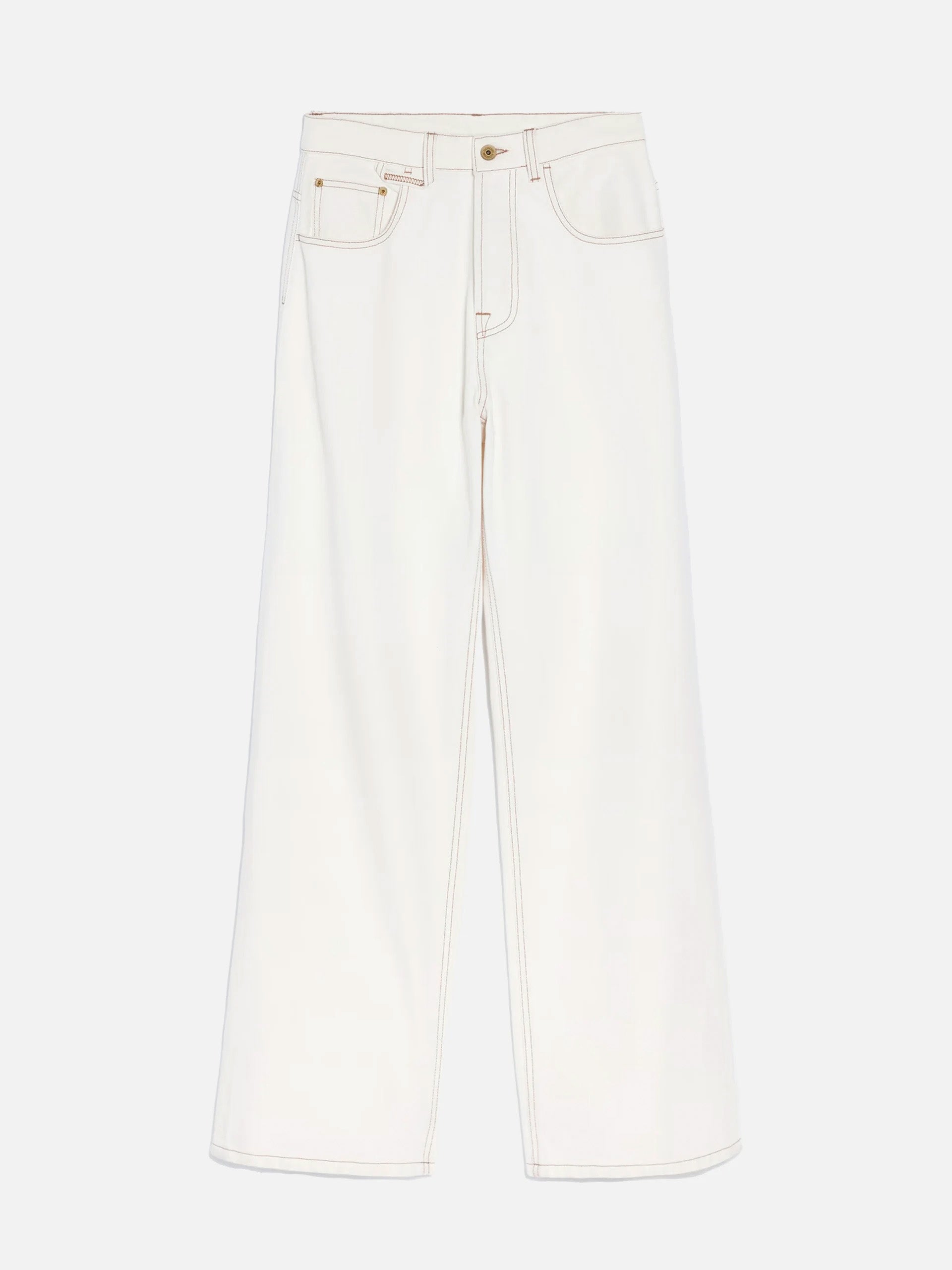 JACQUEMUS - Jeans De-Nimes Large für Damen in Weiß - White
