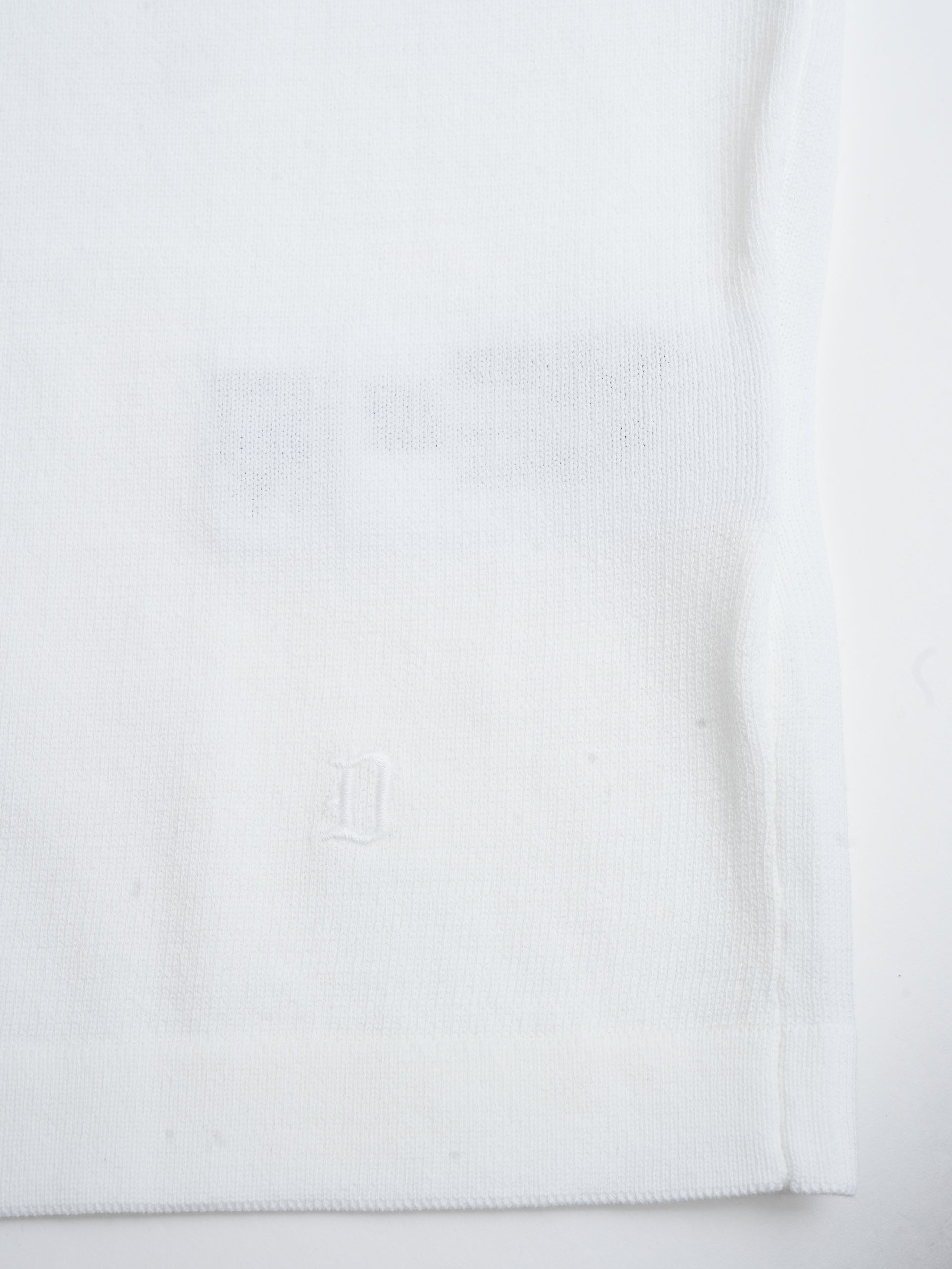 DONDUP - T-Shirt aus Baumwoll-Crepe Weiss – White