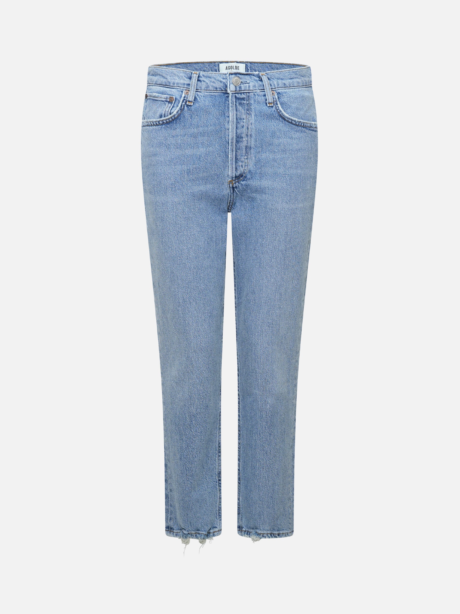 AGOLDE - Riley High Rise Jeans mit verkürztem Bein