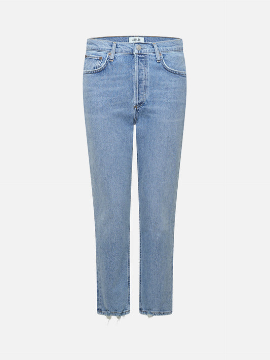 AGOLDE - Riley High Rise Jeans mit verkürztem Bein