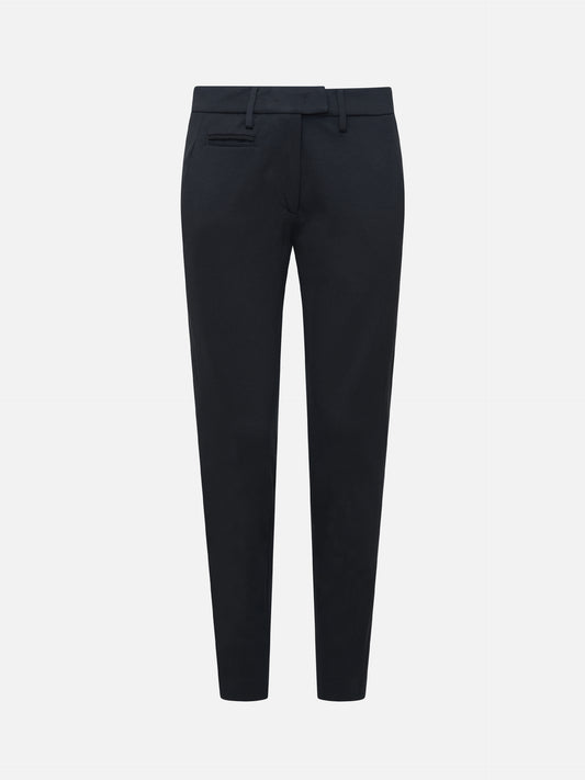DONDUP - Chinohose Perfect im Cropped-Schnitt Schwarz – Black