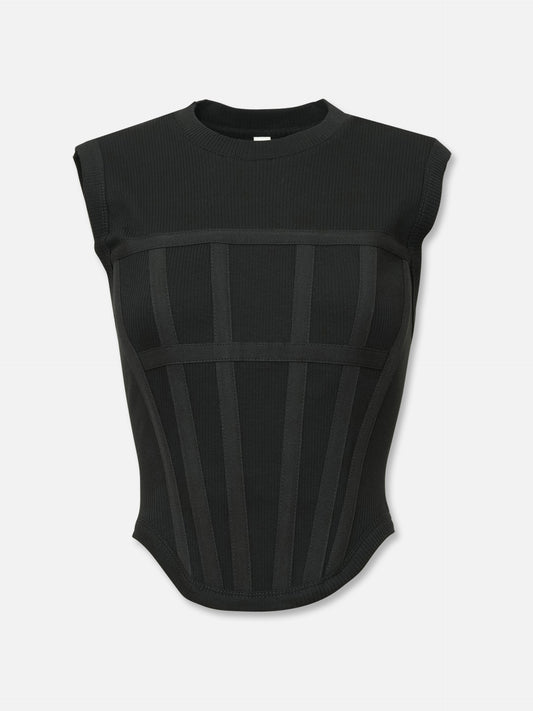 DION LEE - Rib Korsett Tank Top