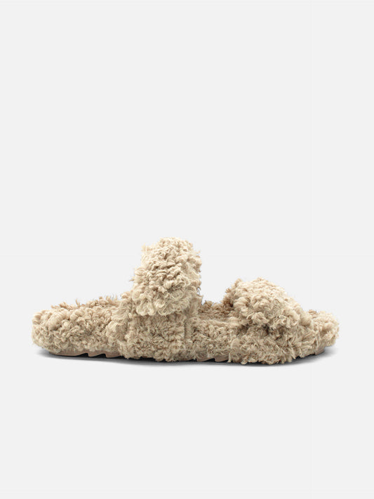 GIABORGHINI - Faux Shearling Sandals