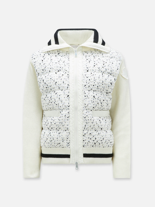 MONCLER - Tweed-Cardigan mit Logo