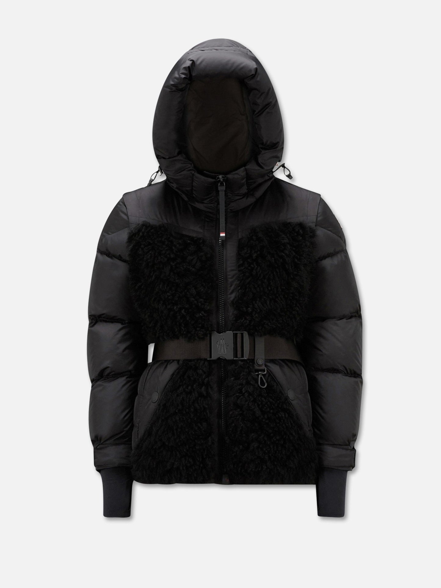 MONCLER GRENOBLE - Daunenjacke mit Shearling Bellecote