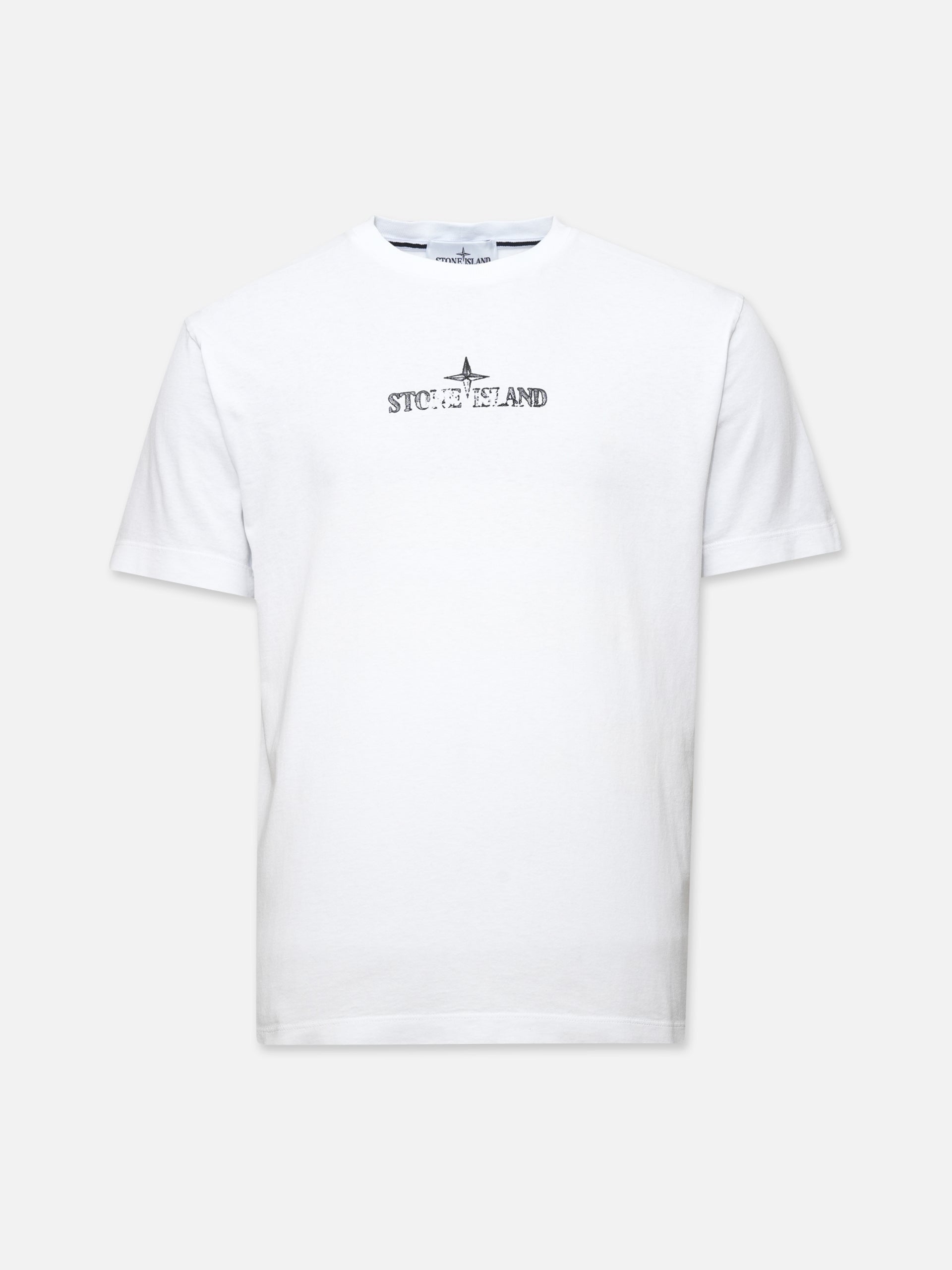 STONE ISLAND - Logo Print T-Shirt
