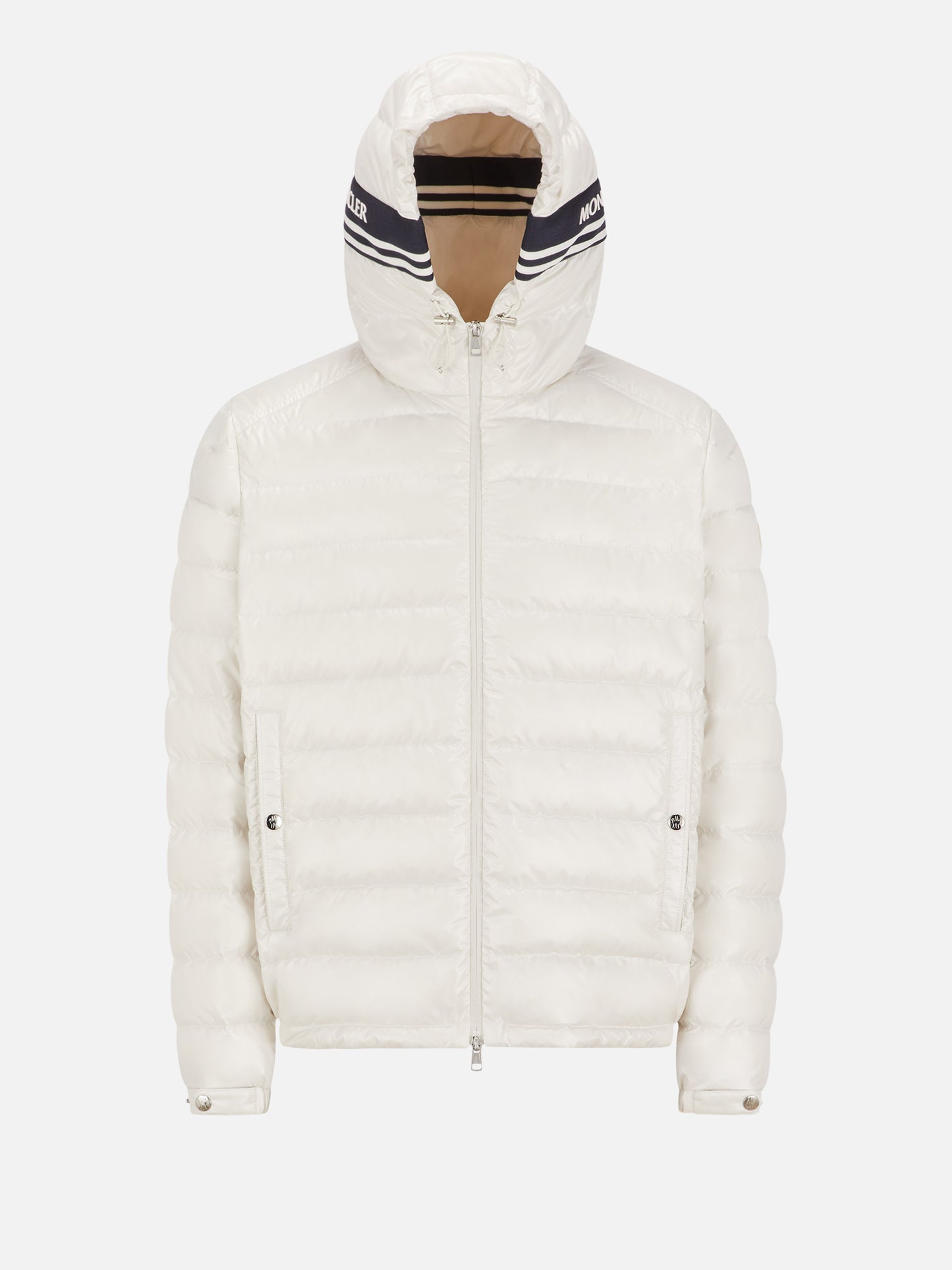 MONCLER - Cornour Daunenjacke mit Kapuze Weiß – White