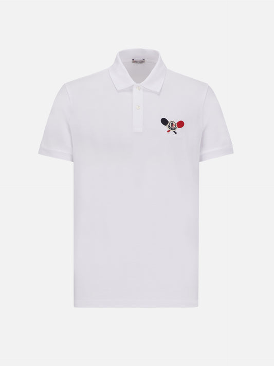 MONCLER - Poloshirt mit Tennis-Logo