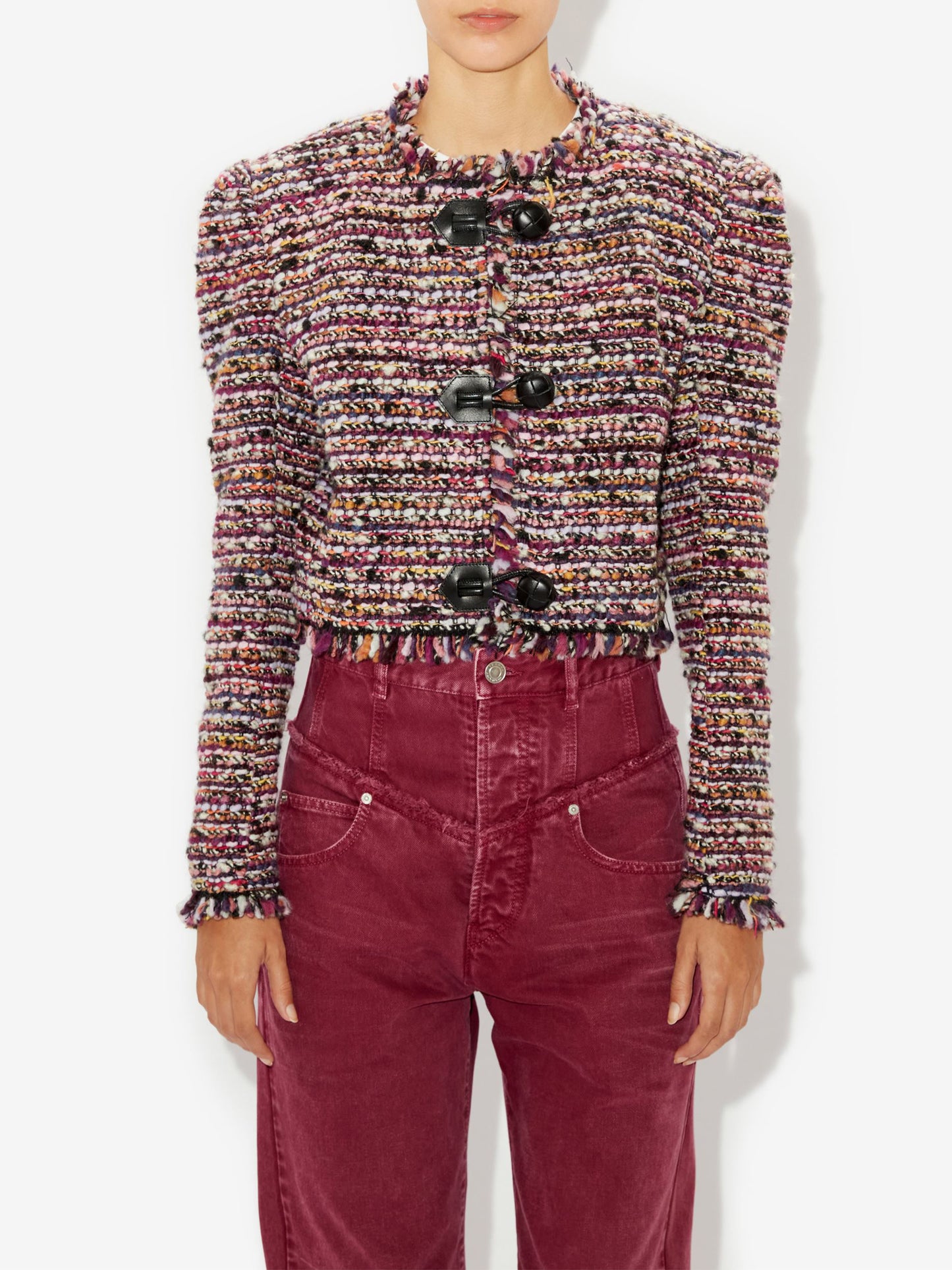 ISABEL MARANT - Gradilia kurze Tweed Jacke