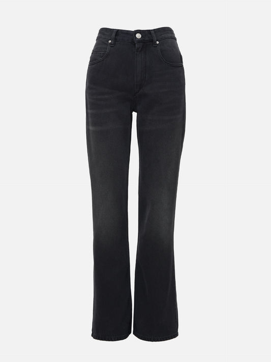 ISABEL MARANT - Belvira Bootcut-Jeans Verblasstes Schwarz – Faded black