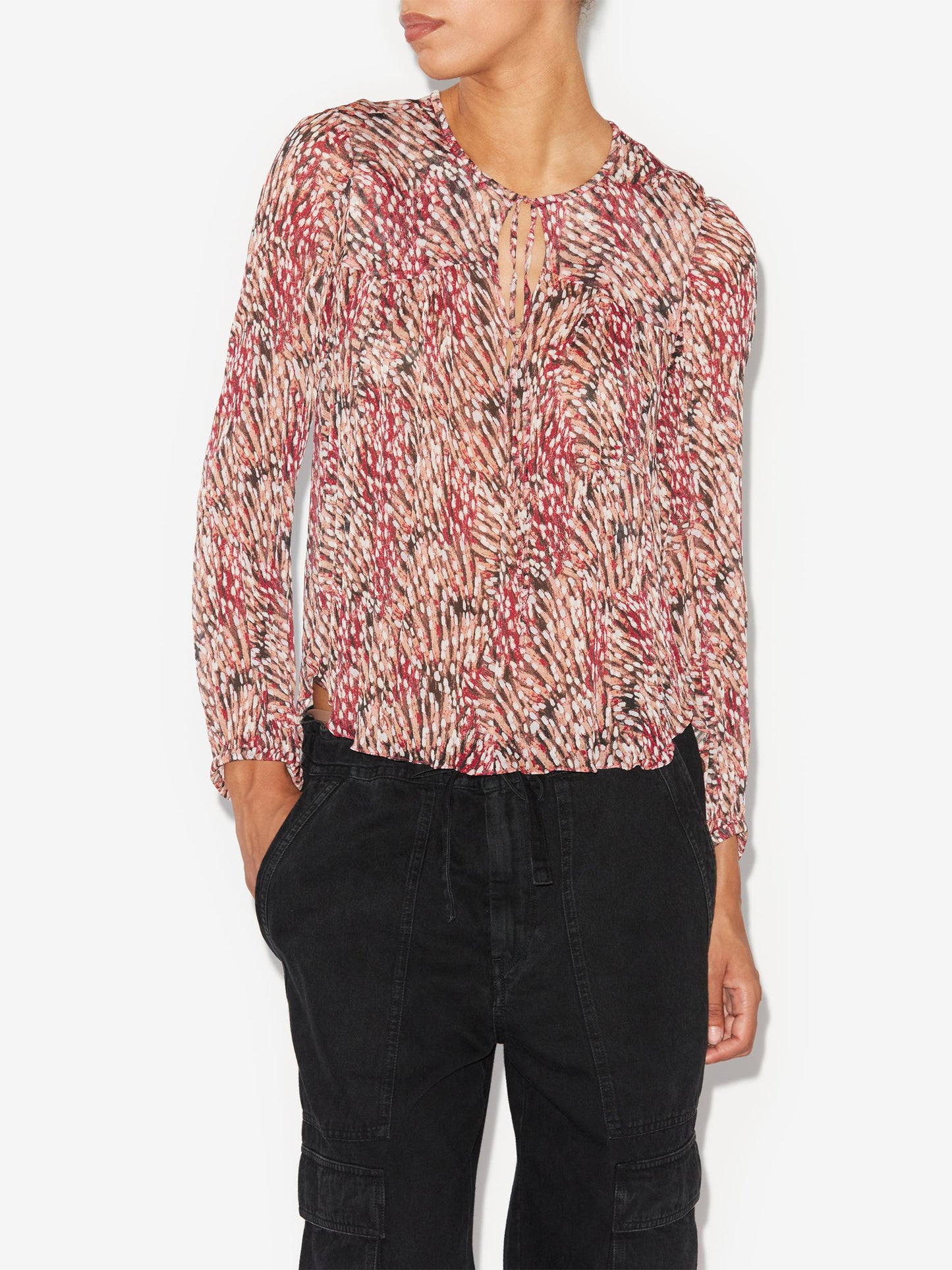 MARANT ETOILE - Daytonea Bluse Raspberry