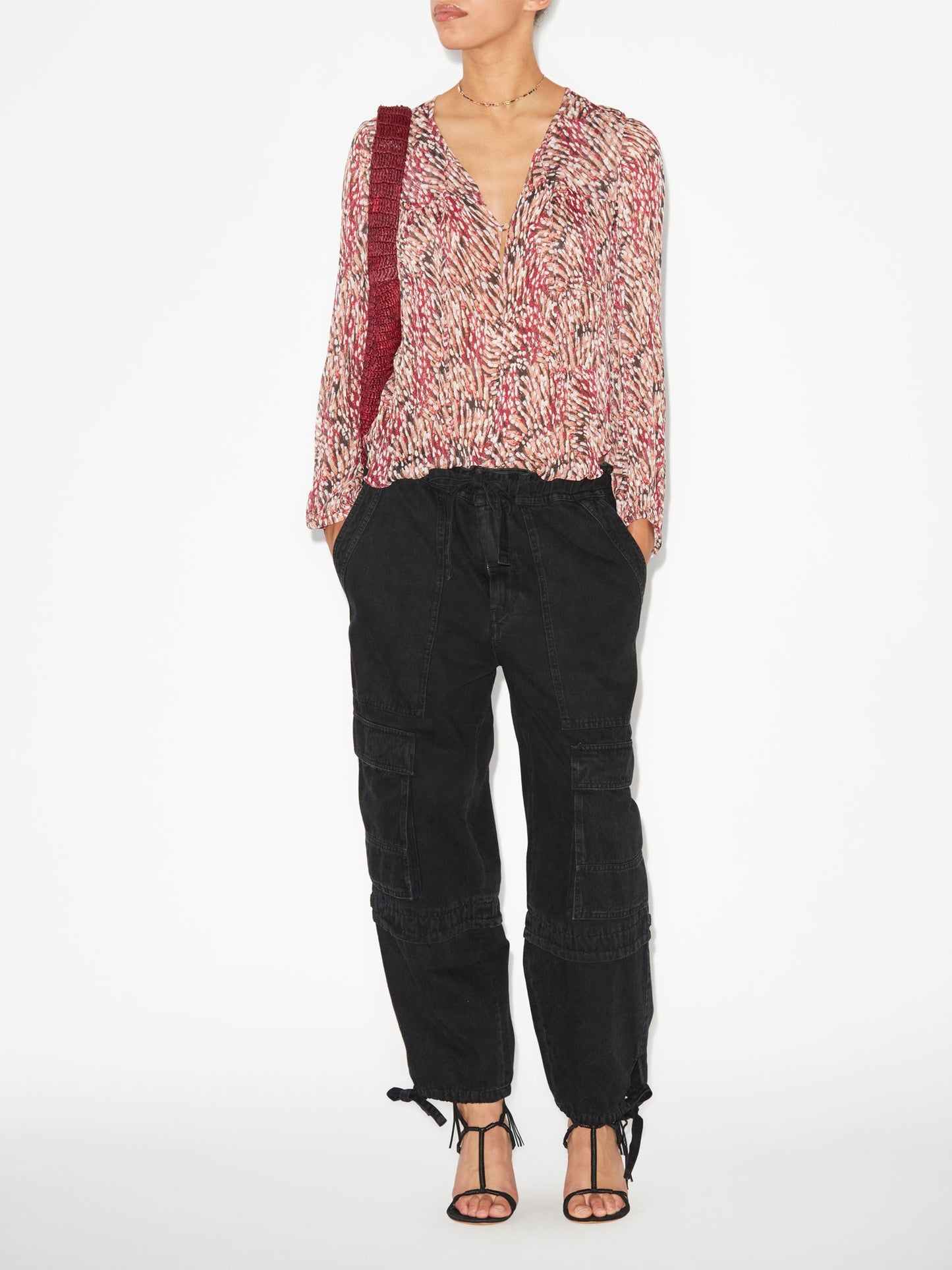 MARANT ETOILE - Daytonea Bluse Raspberry