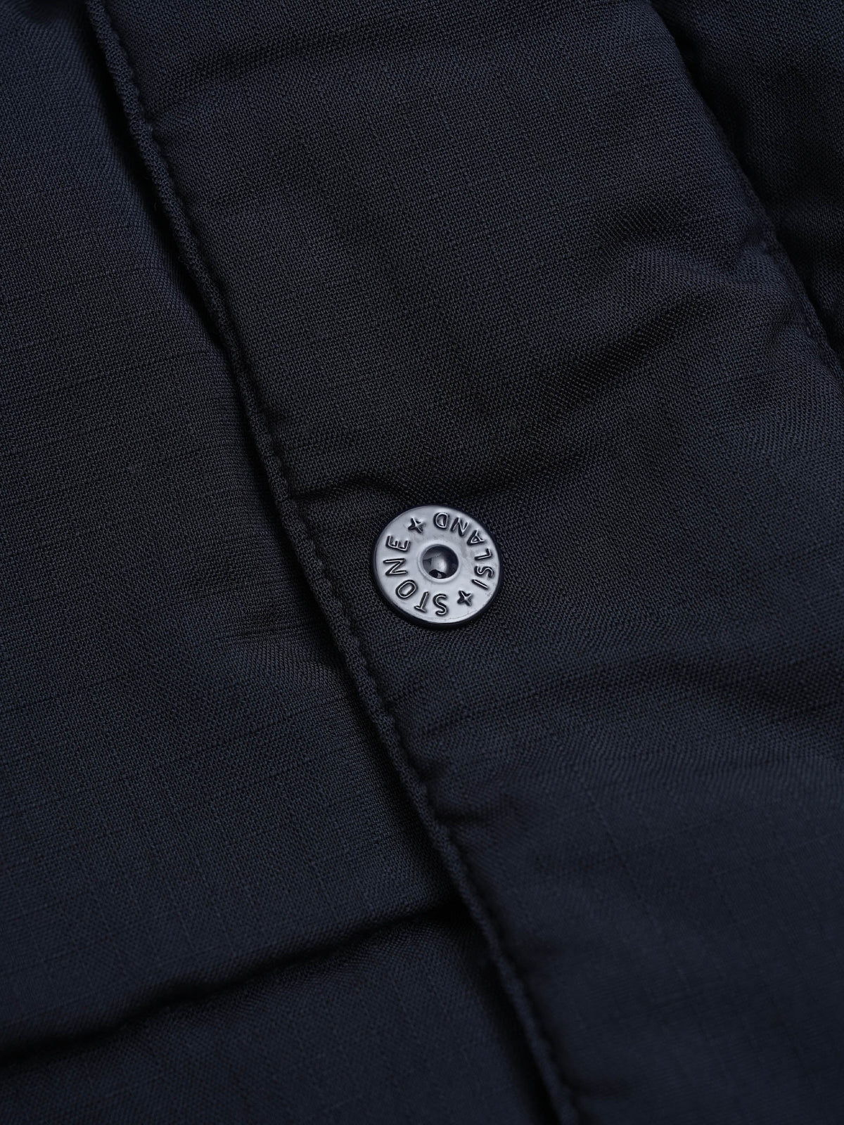 Stone island Daunenjacke Ghost aus Woll-Ripstop für Herren Navyblau