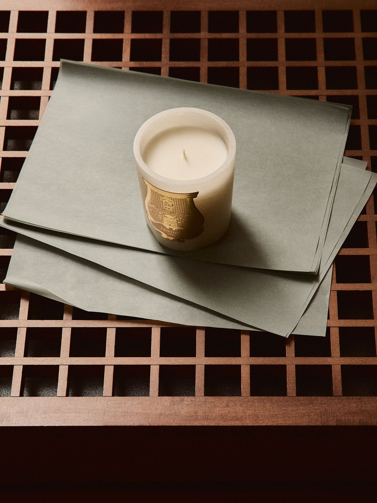 Trudon Duftkerze Cyrnos aus Alabaster - 270g Default Title