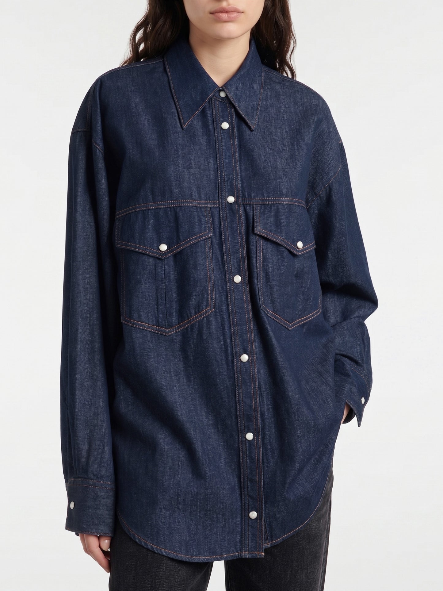 KHAITE - Oversized-Jeanshemd Christensen für Damen