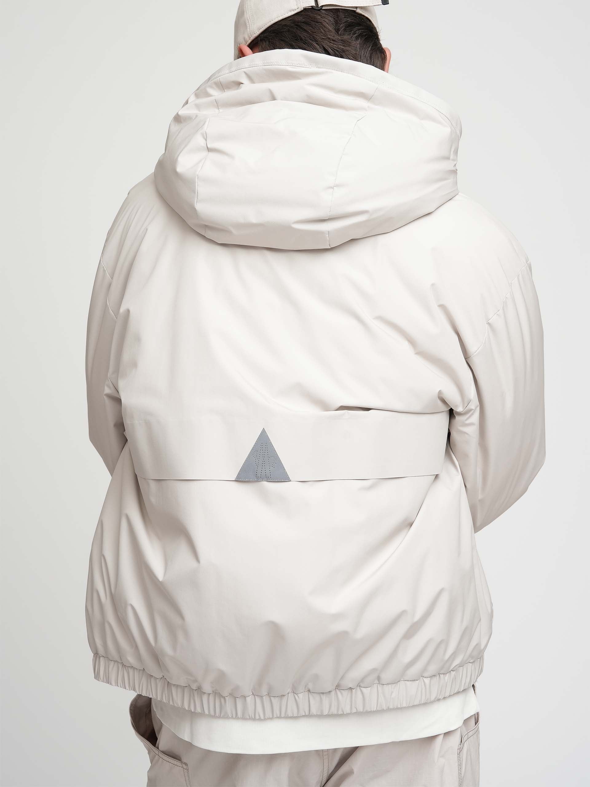 MONCLER GRENOBLE - Wendbare Daunenjacke Bergun für Herren in Off-White