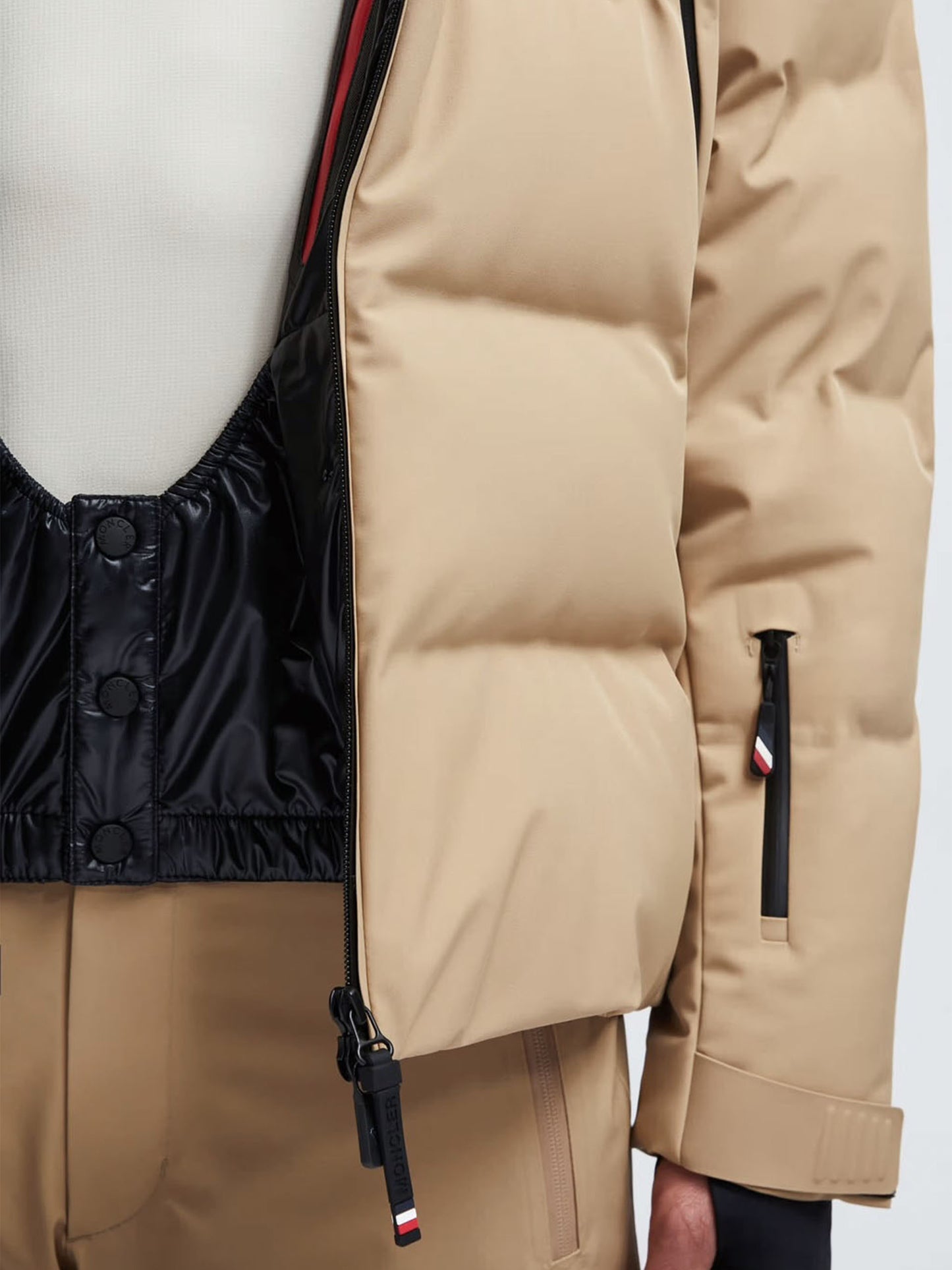 MONCLER GRENOBLE - Daunen-Skijacke Fellberg für Herren in Beige