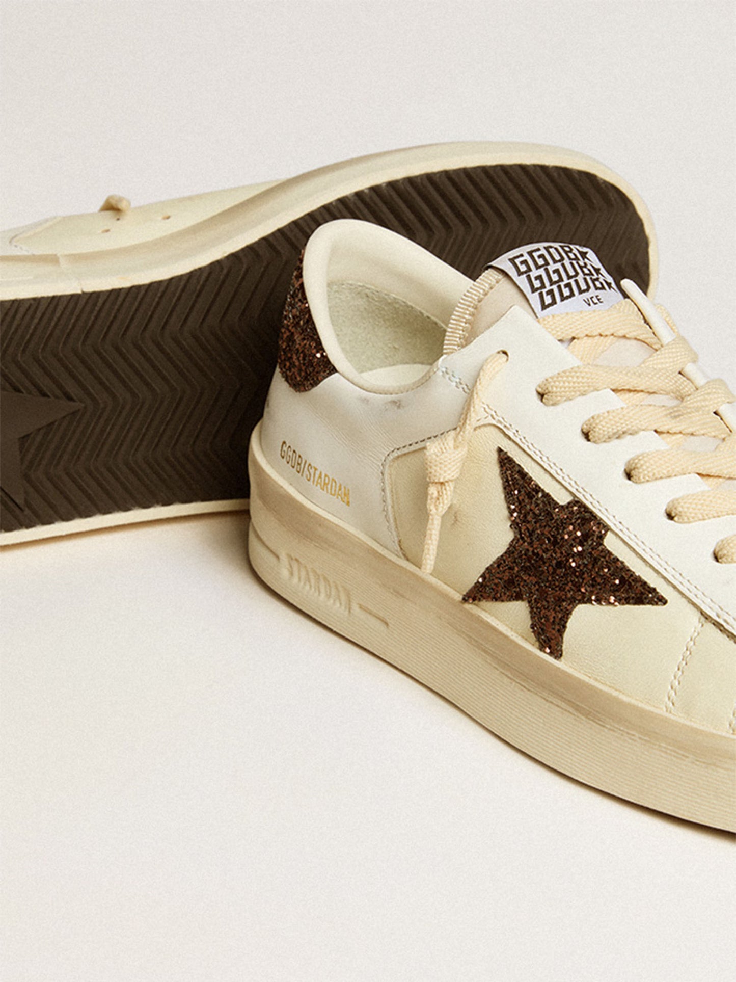 GOLDEN GOOSE - Sneaker Stardan mit Glitzer-Details für Damen