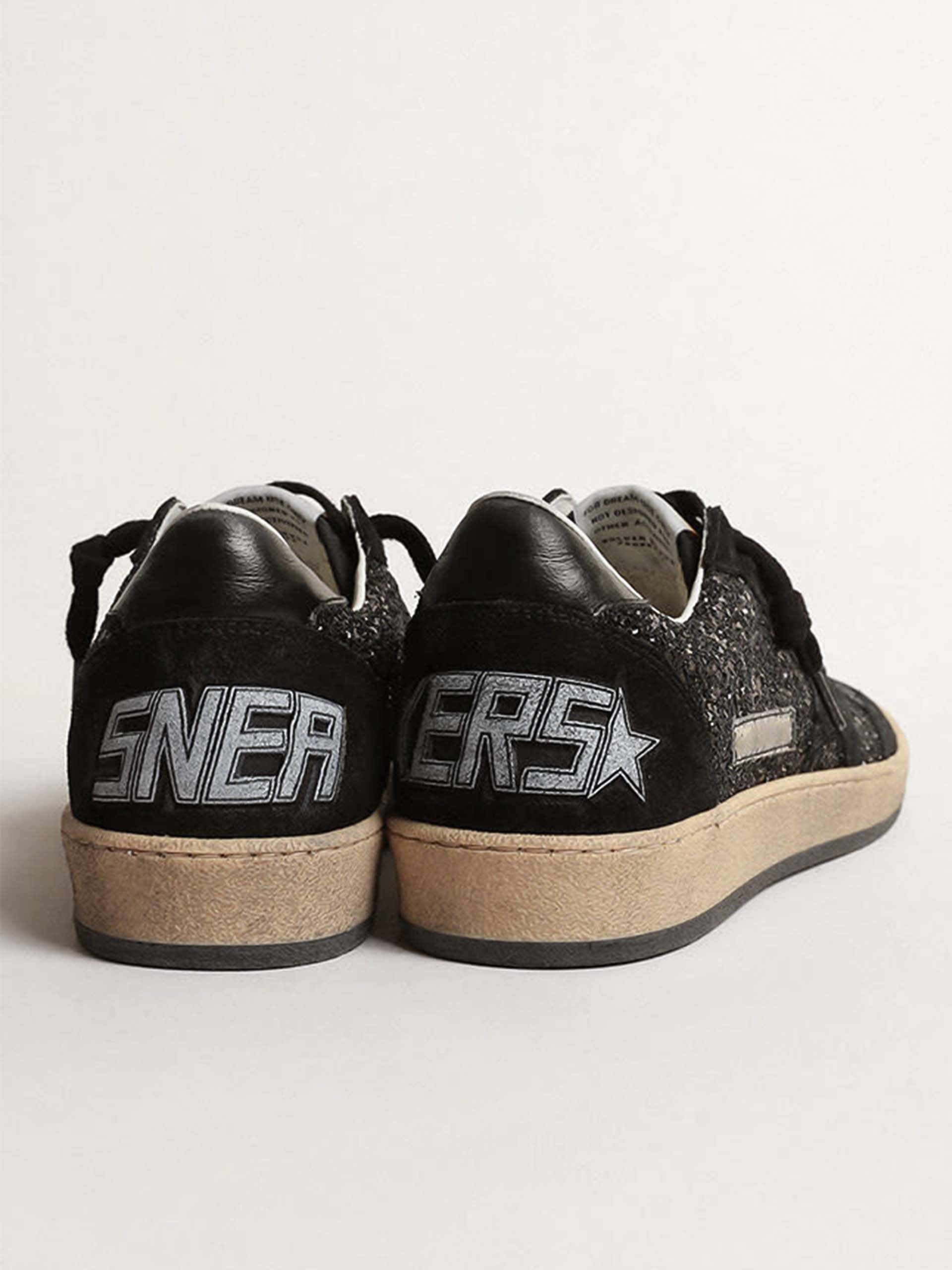GOLDEN GOOSE - Ball Star Sneaker mit Glitzer für Damen
