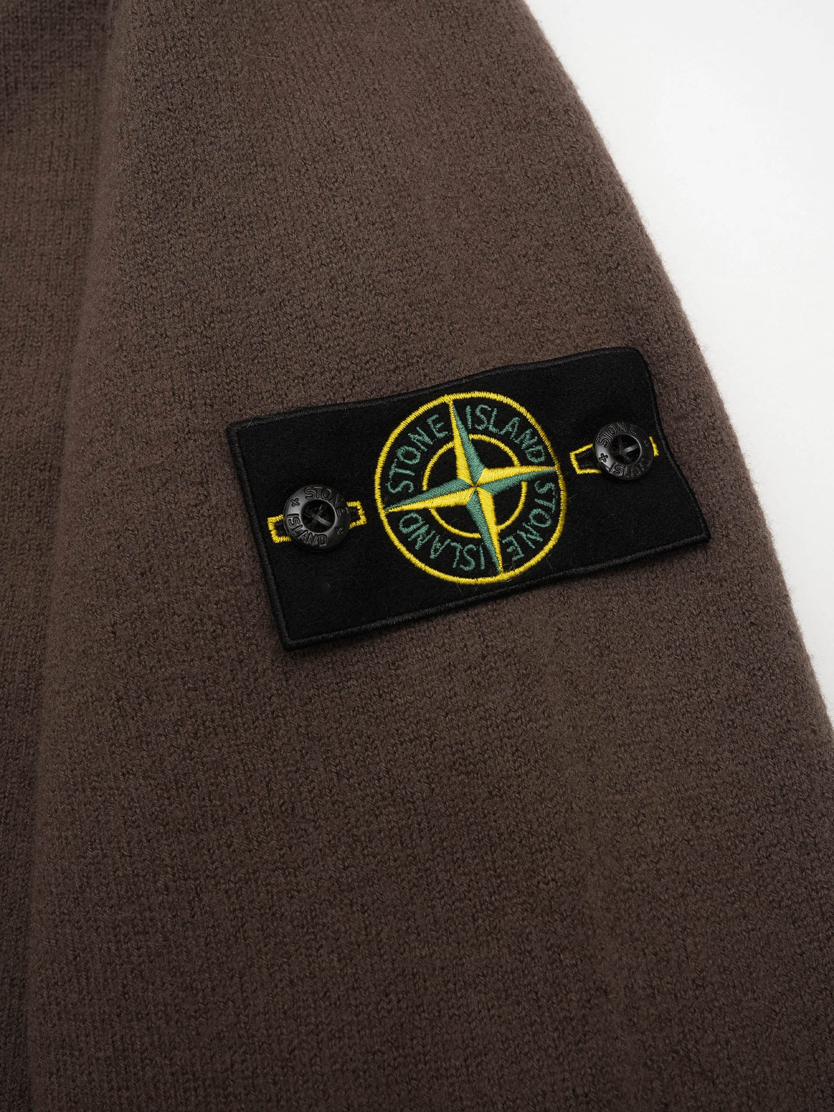 Stone island Pullover aus gewalkter Wolle für Herren Braun