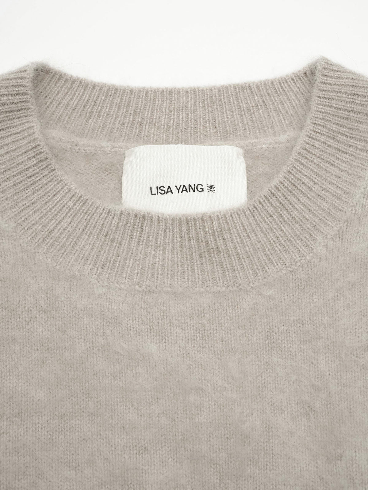 Lisa Yang – Kurzarm-Pullover Juniper aus Kaschmir für Damen Sand Beige