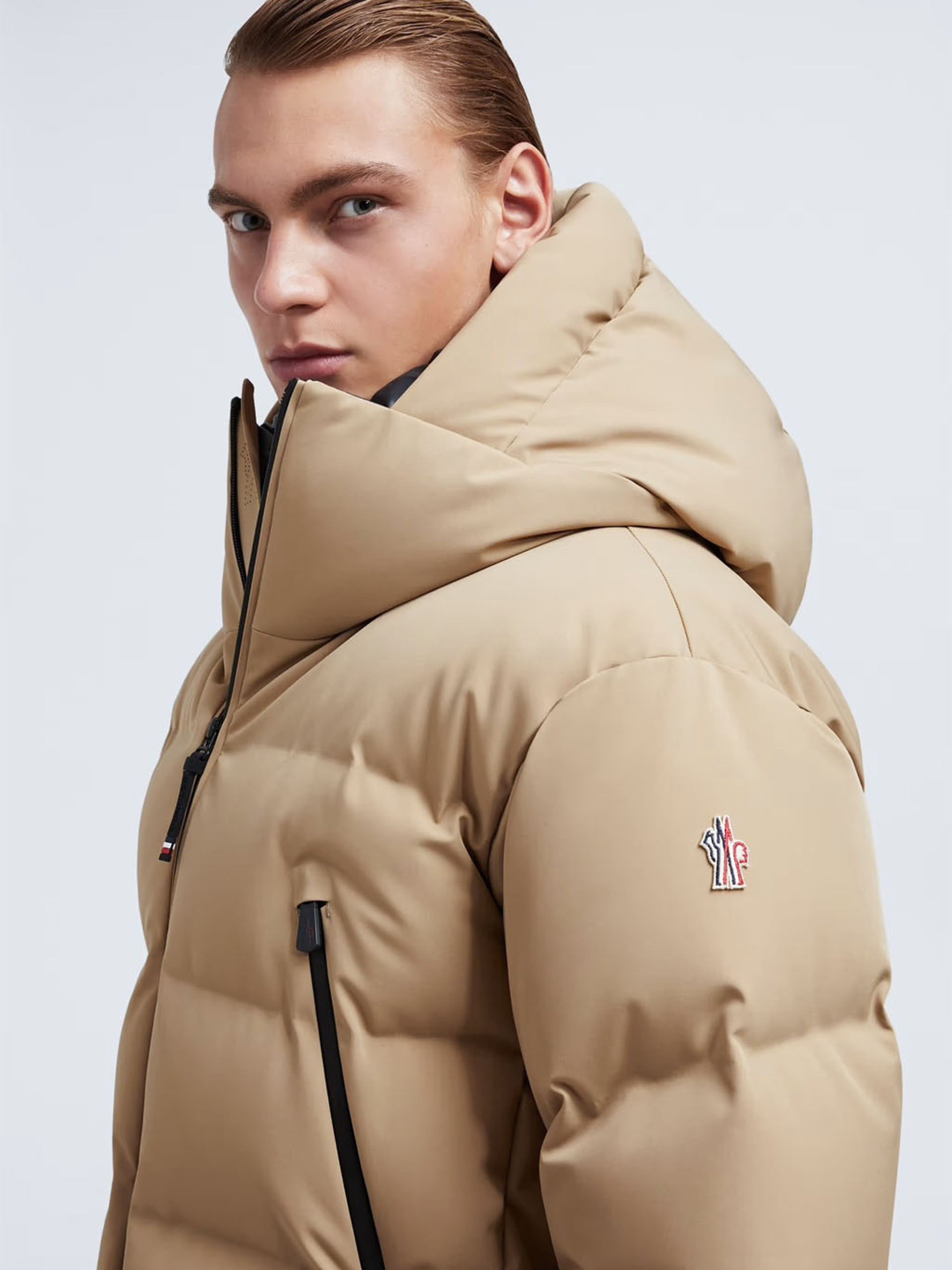 MONCLER GRENOBLE - Daunen-Skijacke Fellberg für Herren in Beige